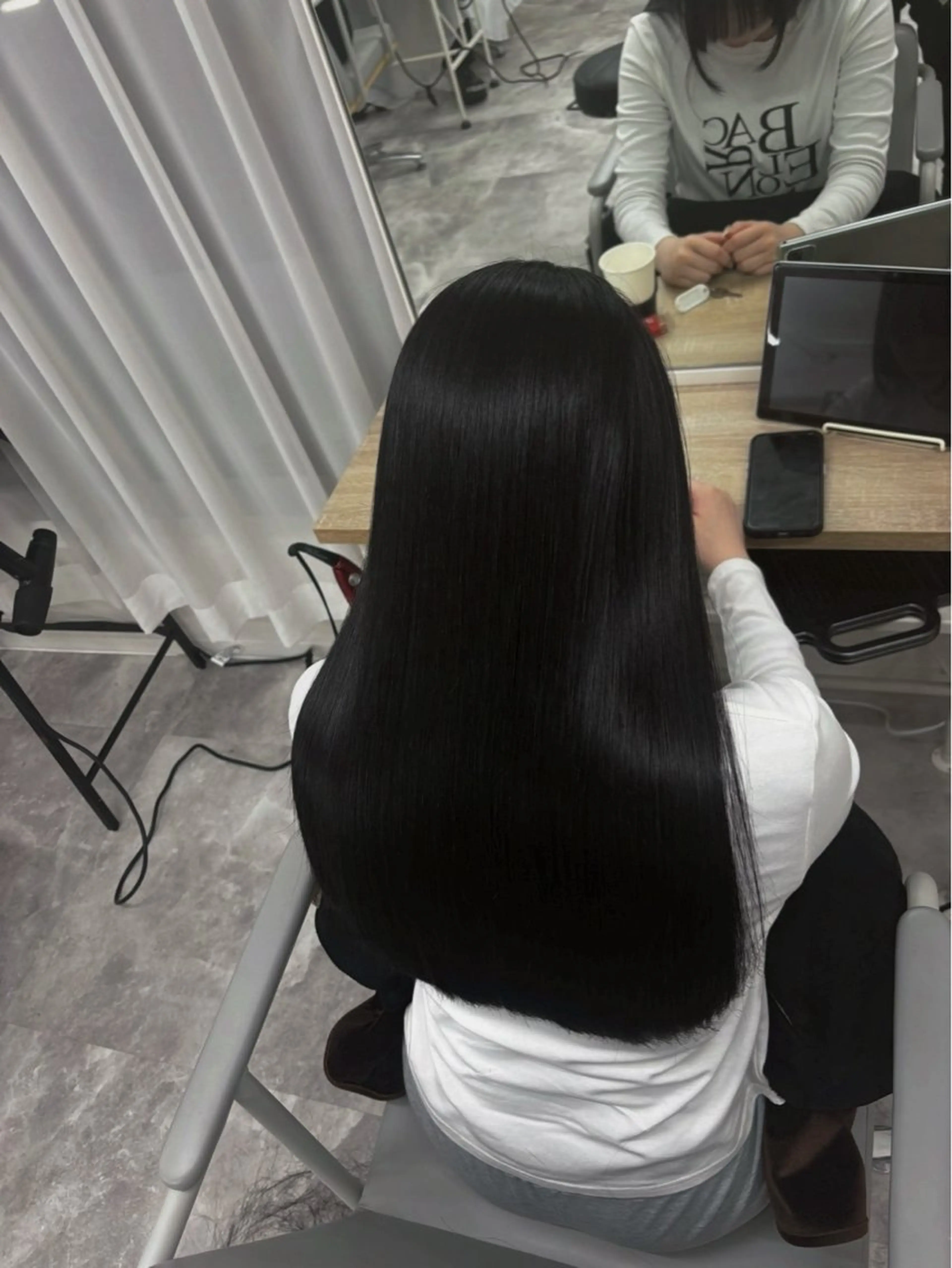 セミロング 縮毛矯正 髪質改善Acero. shoyaのヘアスタイル