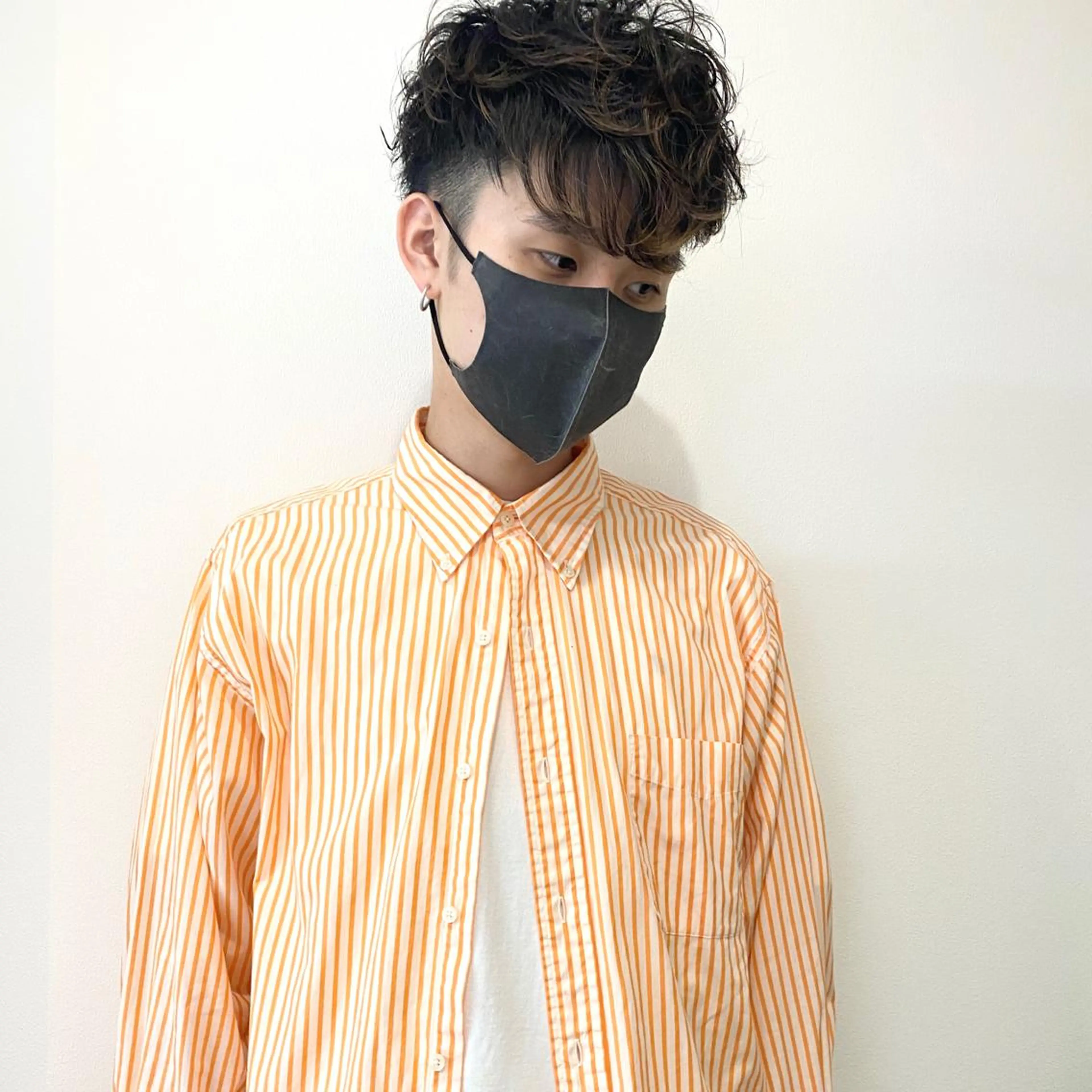 パーマ メンズ カット パーマ 永野 正芳のヘアスタイル