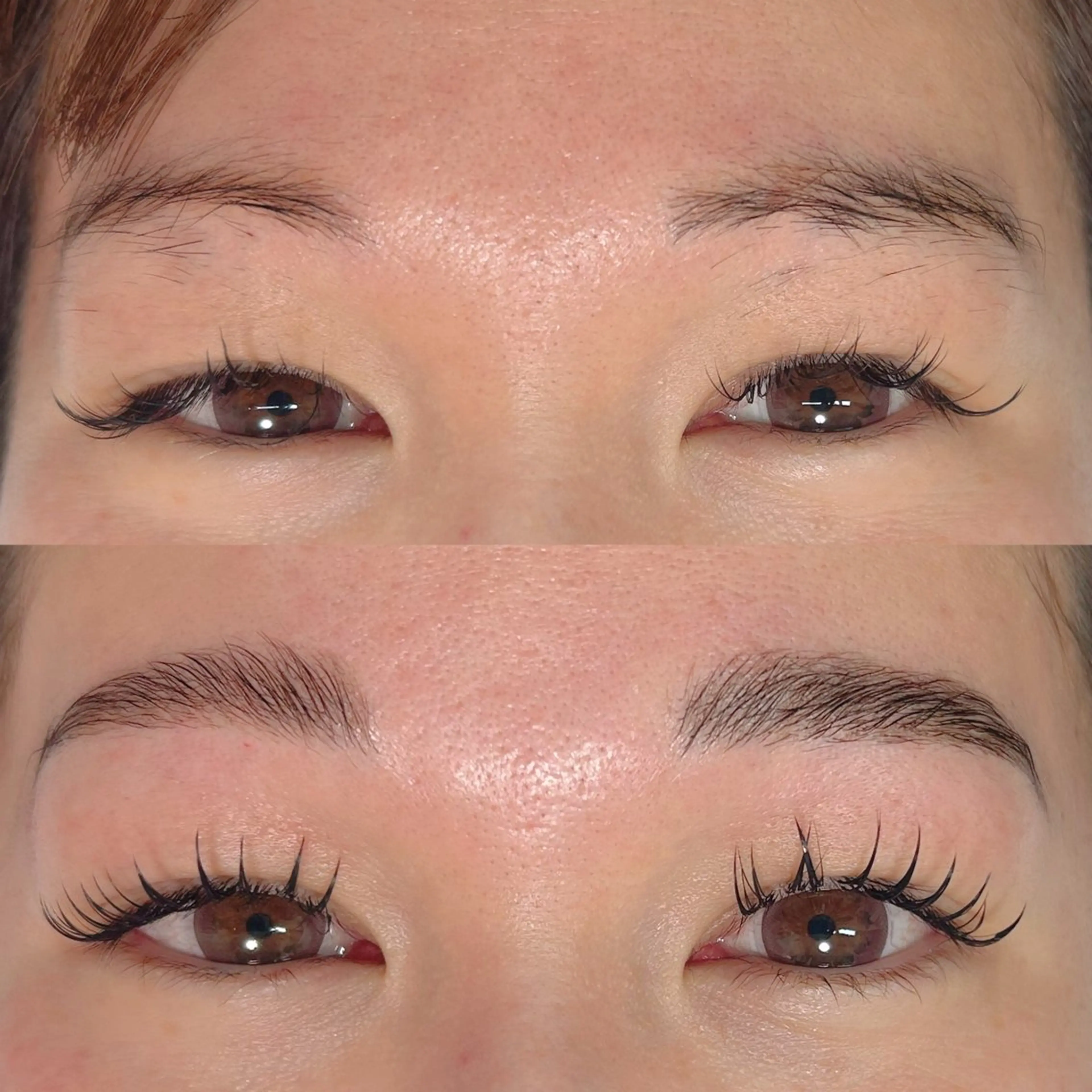 【オフ無料/他店付け足し可】高持続マツエク バインドロック60束 & ハリウッドブロウリフトの写真