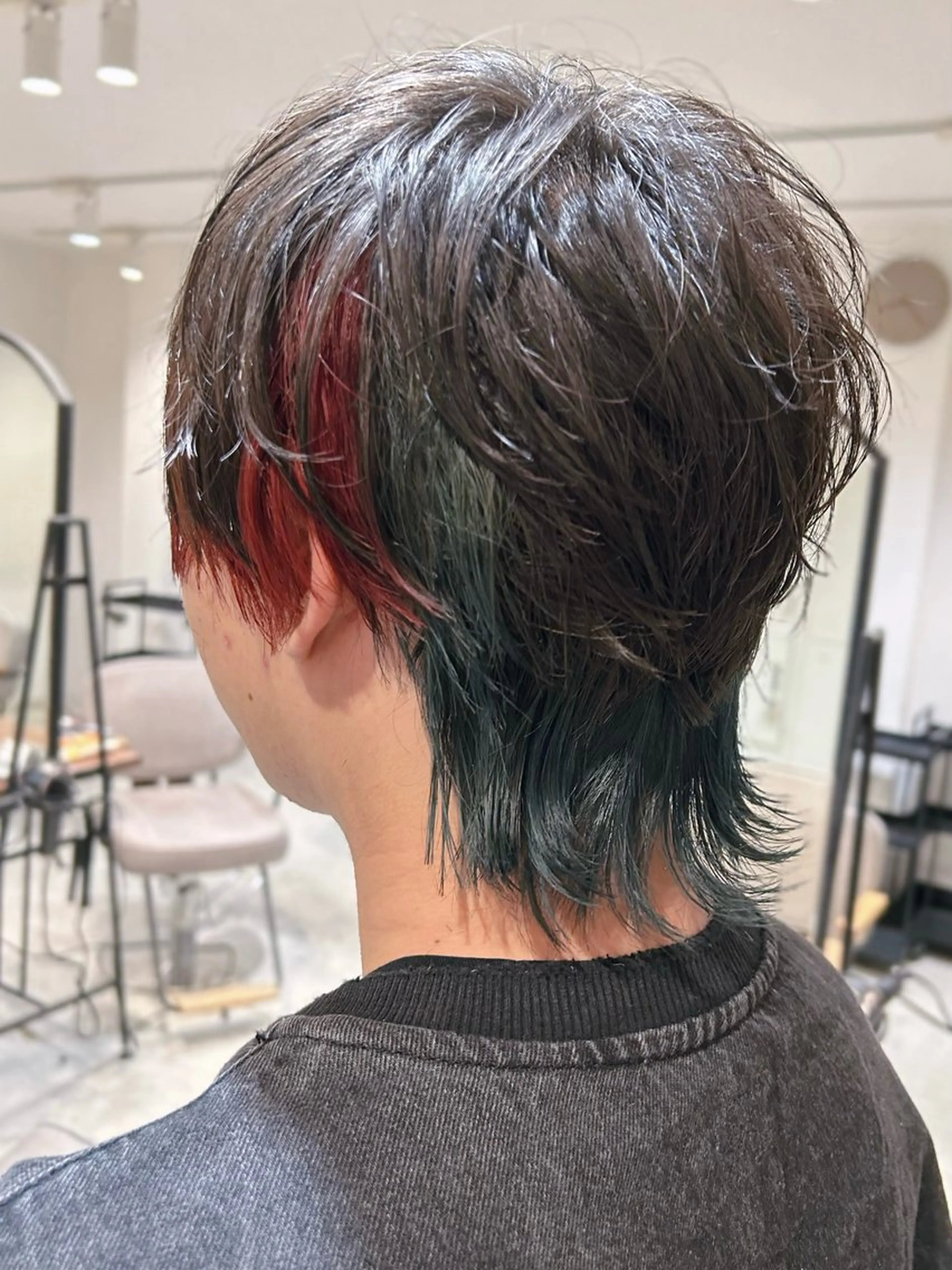 🚹カット+ダブルカラーの写真