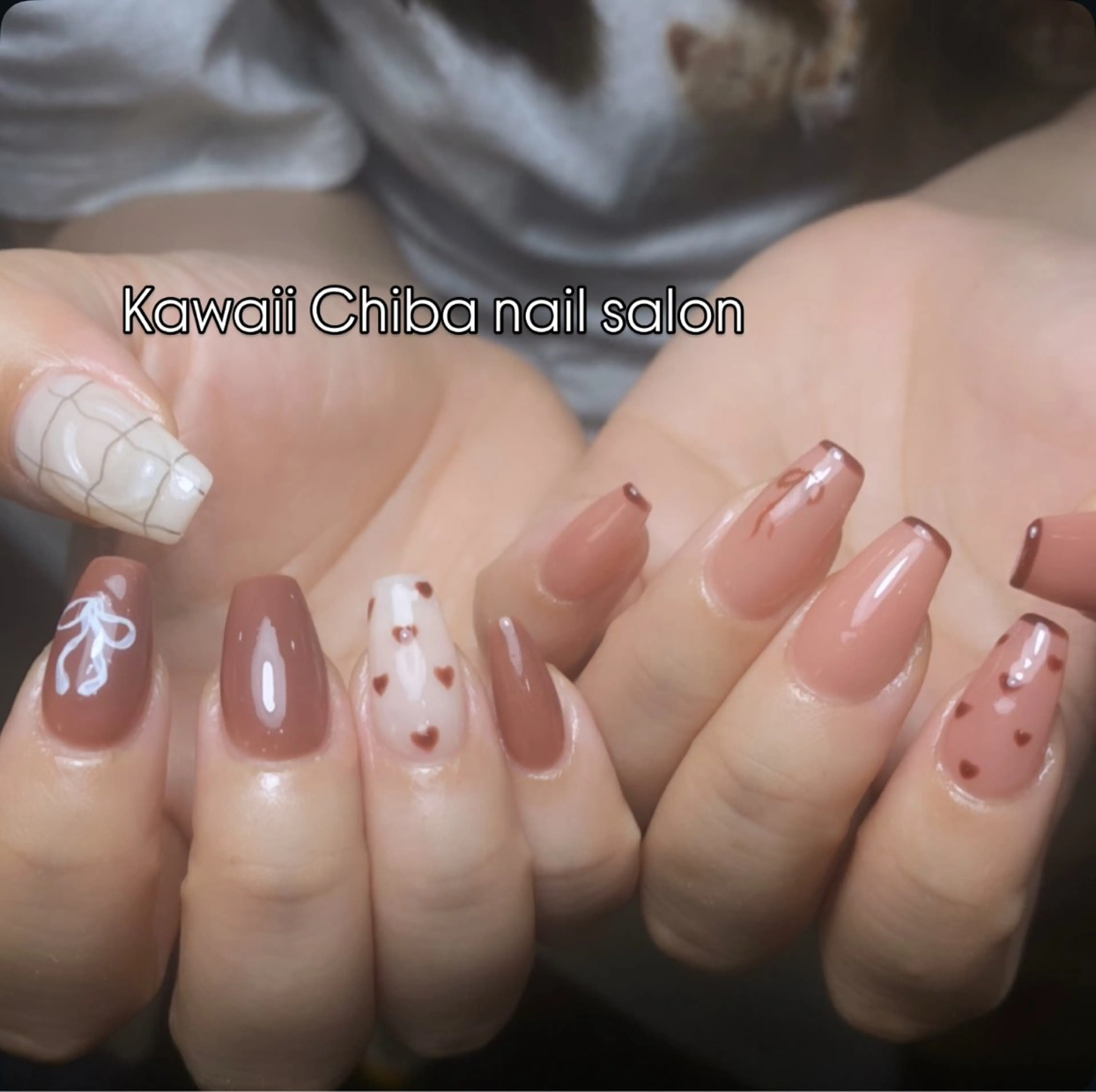 ネイル 長さ出し フレンチネイル ジェルネイル ガーリー 韓国ネイル Kawaii Chiba nailのネイルデザイン