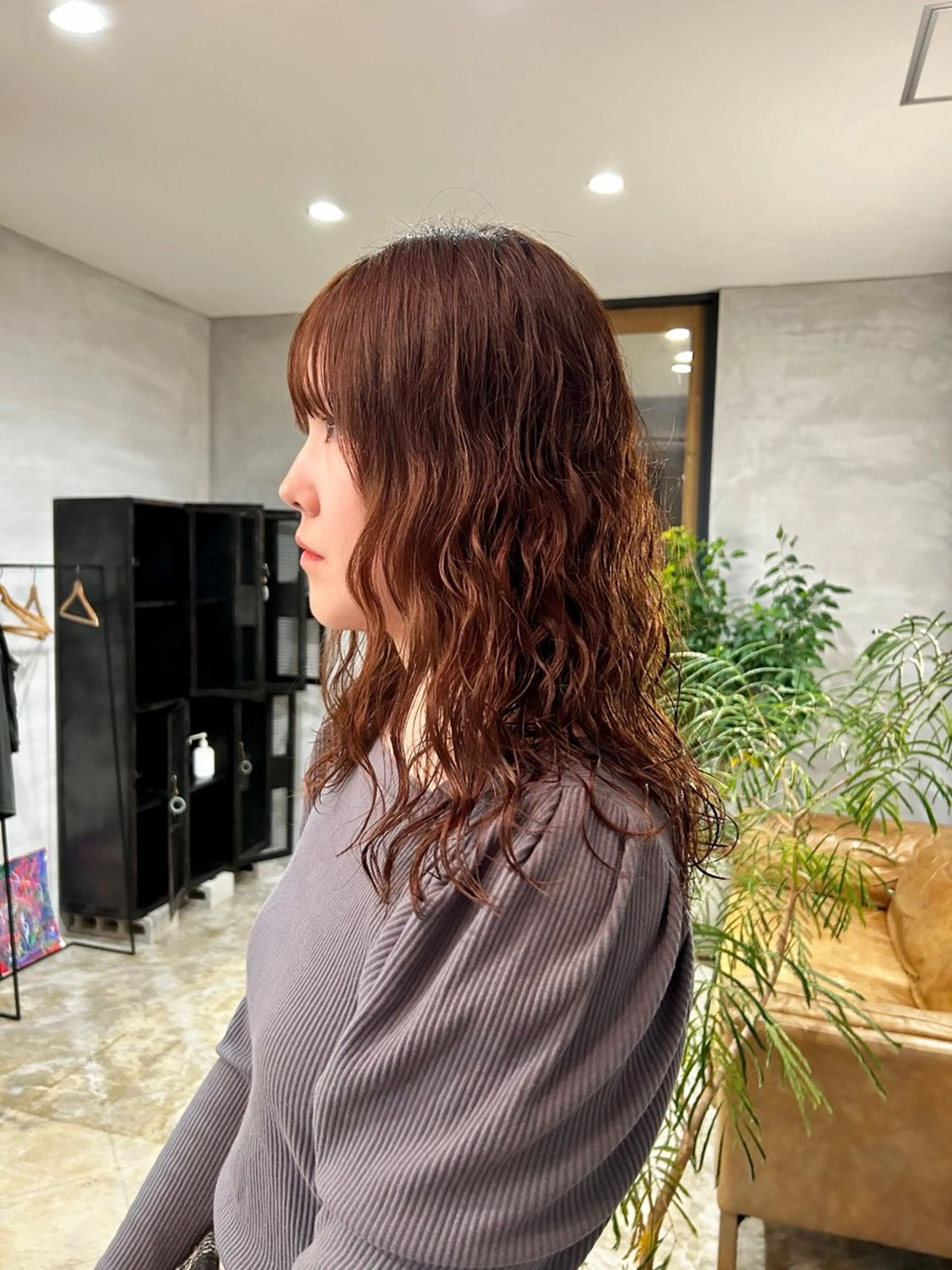 セミロング パーマ hale所属・hale airiのヘアスタイル