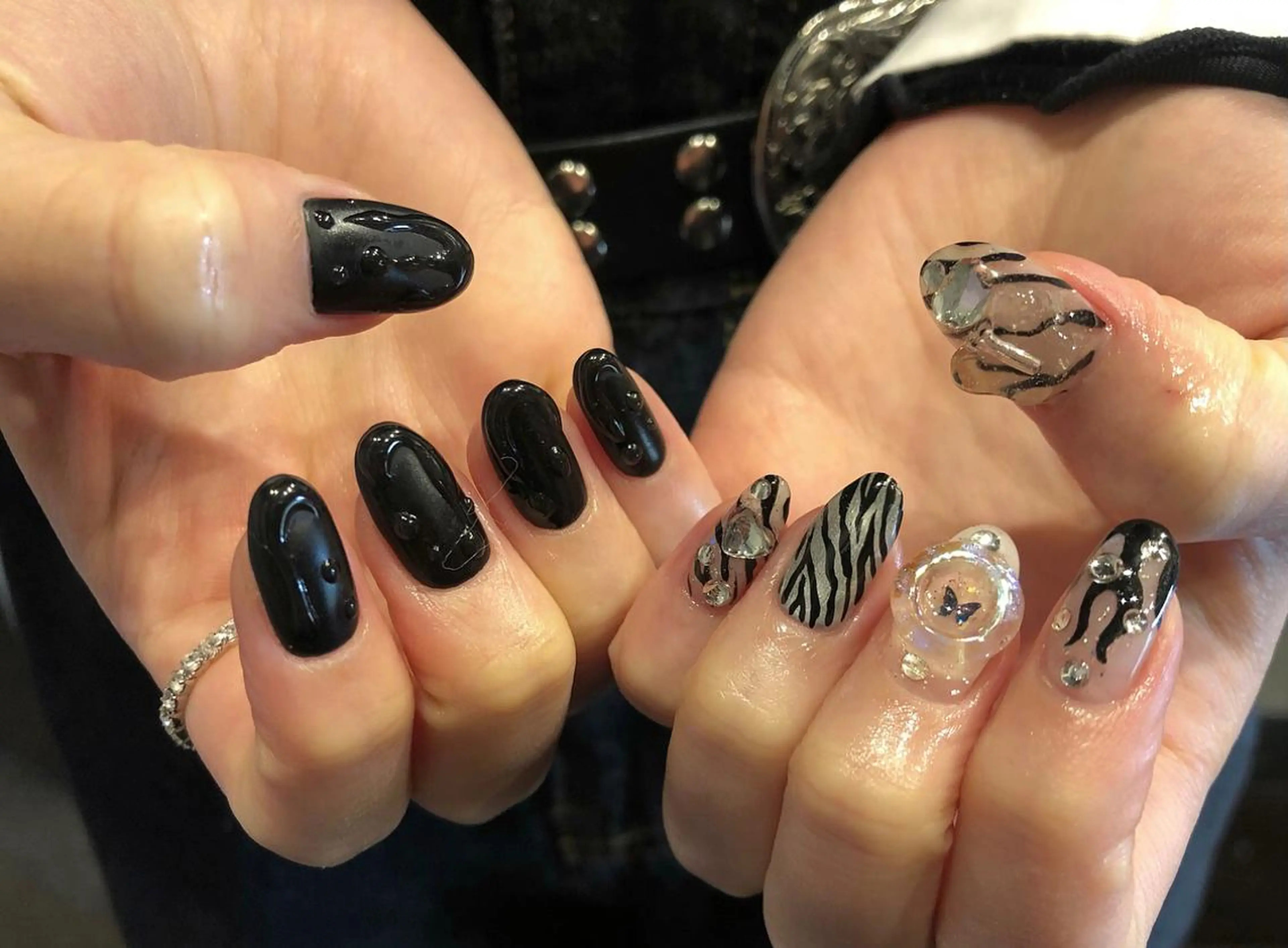 ネイル ハンドネイル ☽ ☾のネイルデザイン