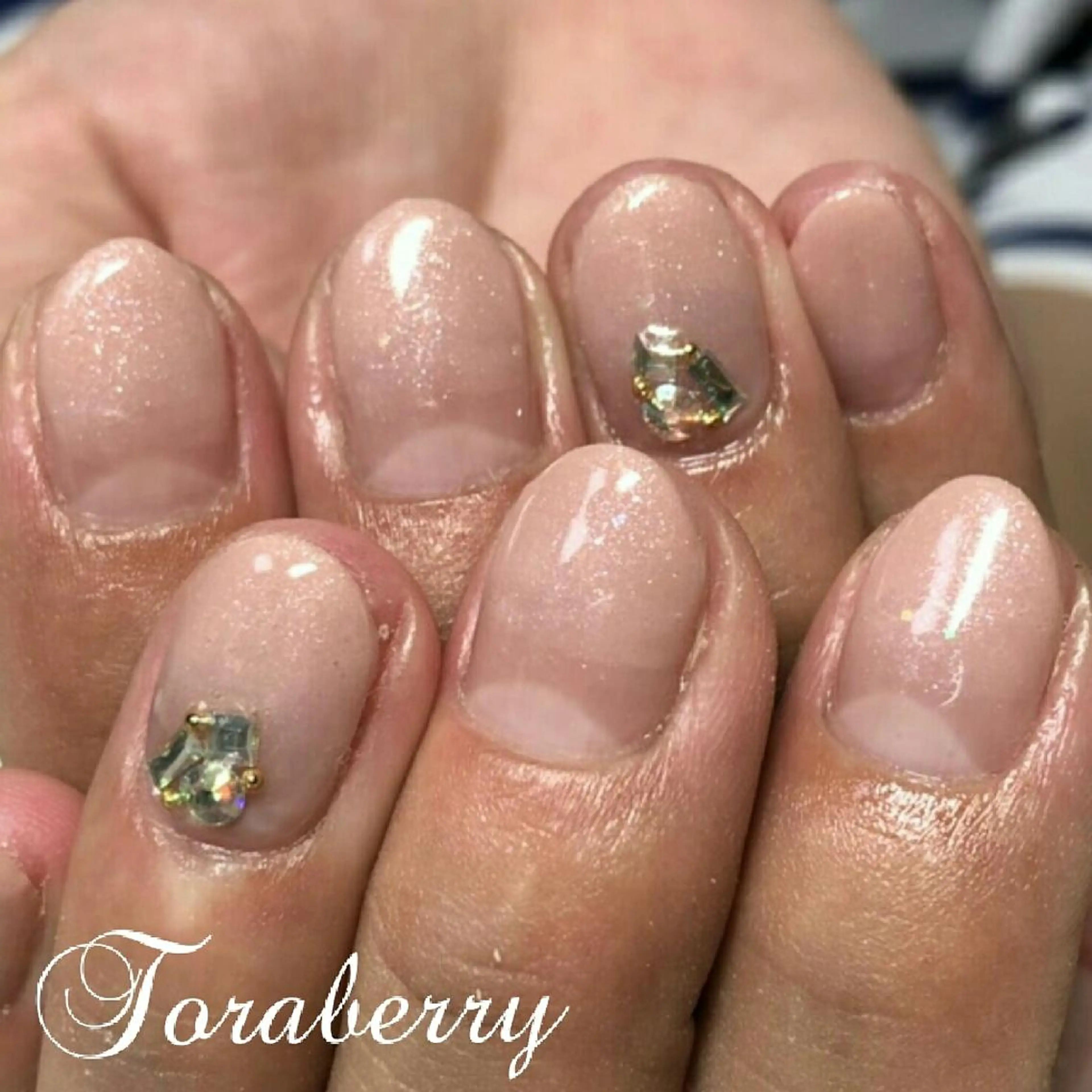 ネイル シンプルネイル ハンドネイル ネイリスト なつみのネイルデザイン