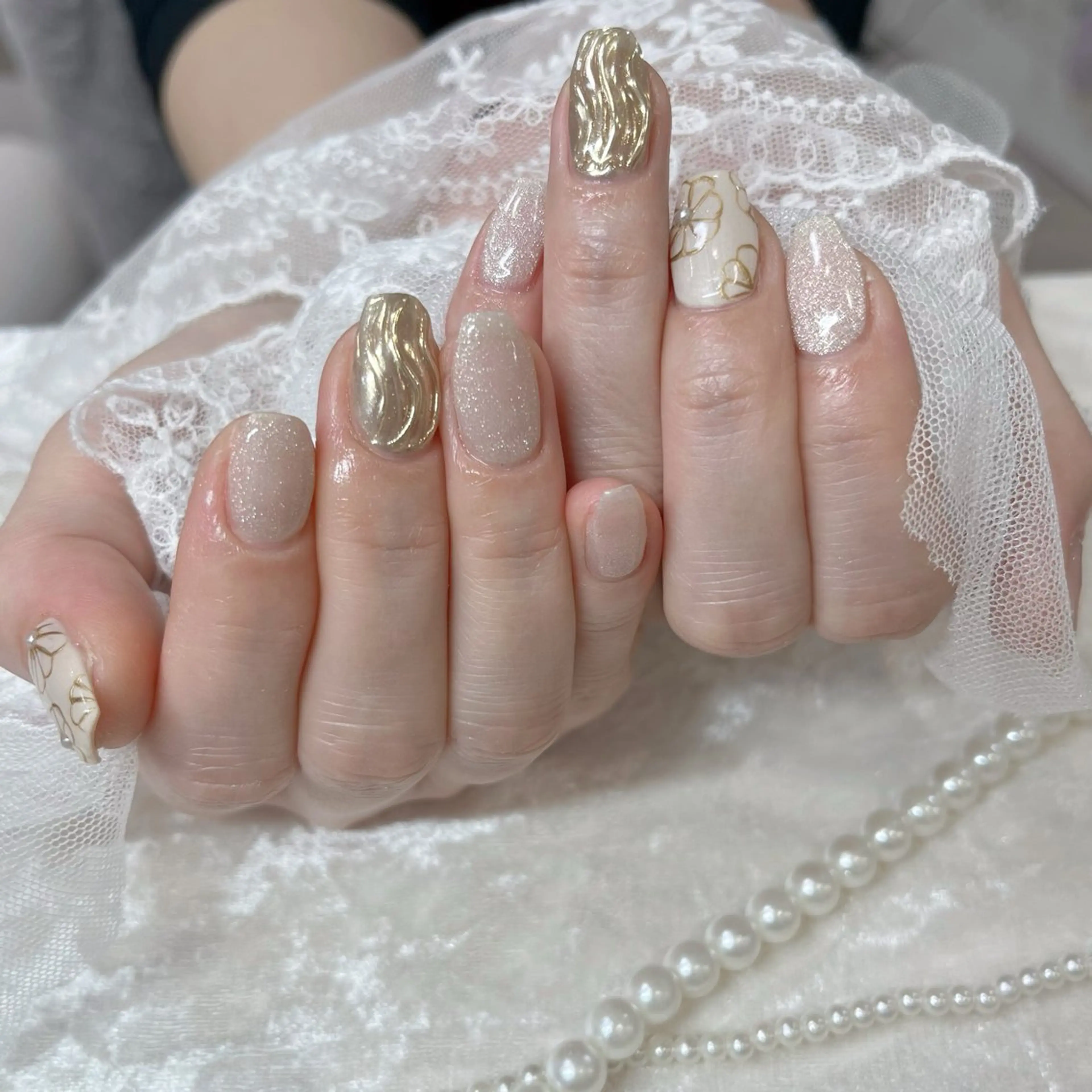 ネイル ハンドネイル Maya 🧊🫧‪のネイルデザイン