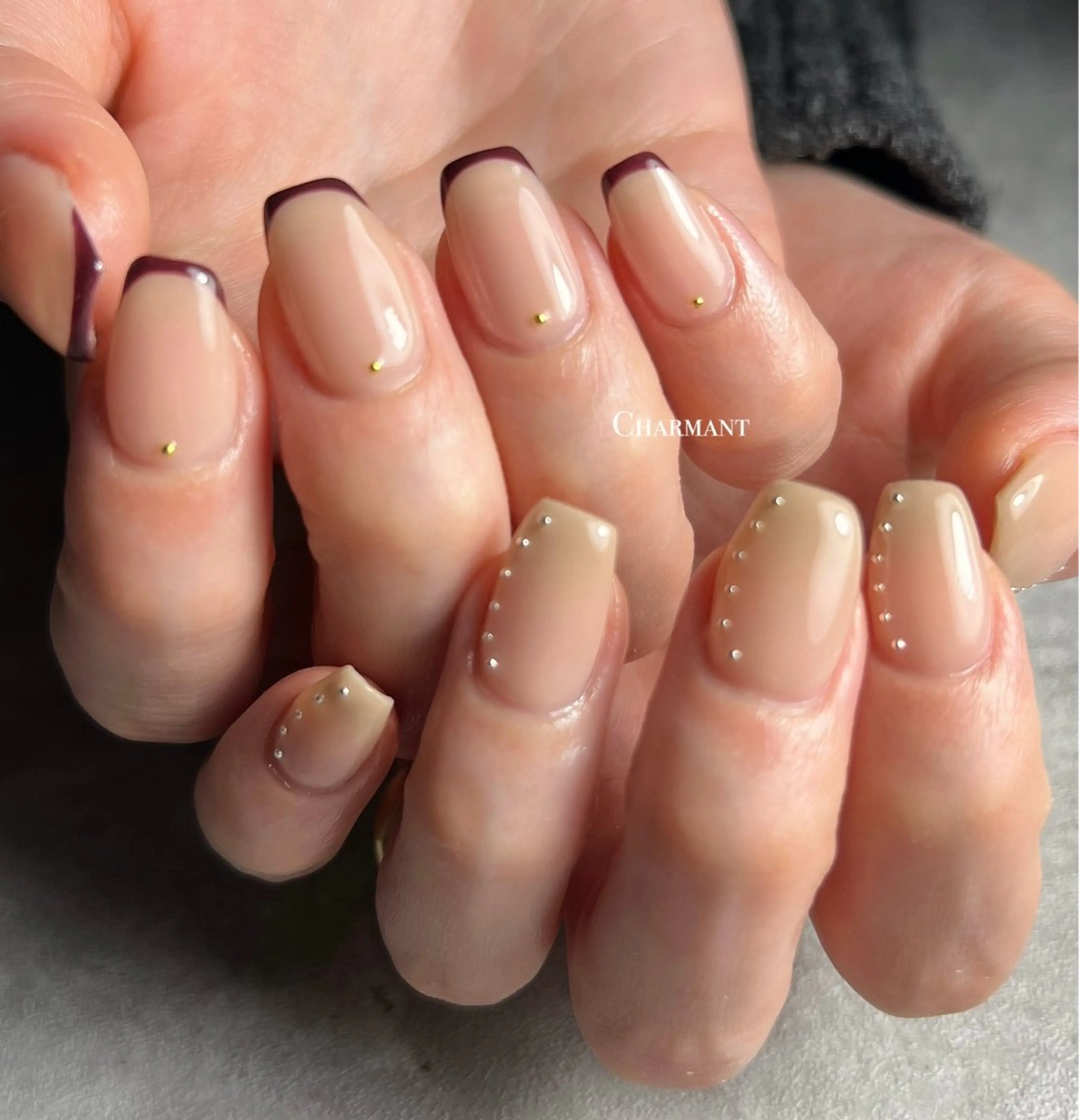 ネイル ハンドネイル Minako 【Charmant】のネイルデザイン