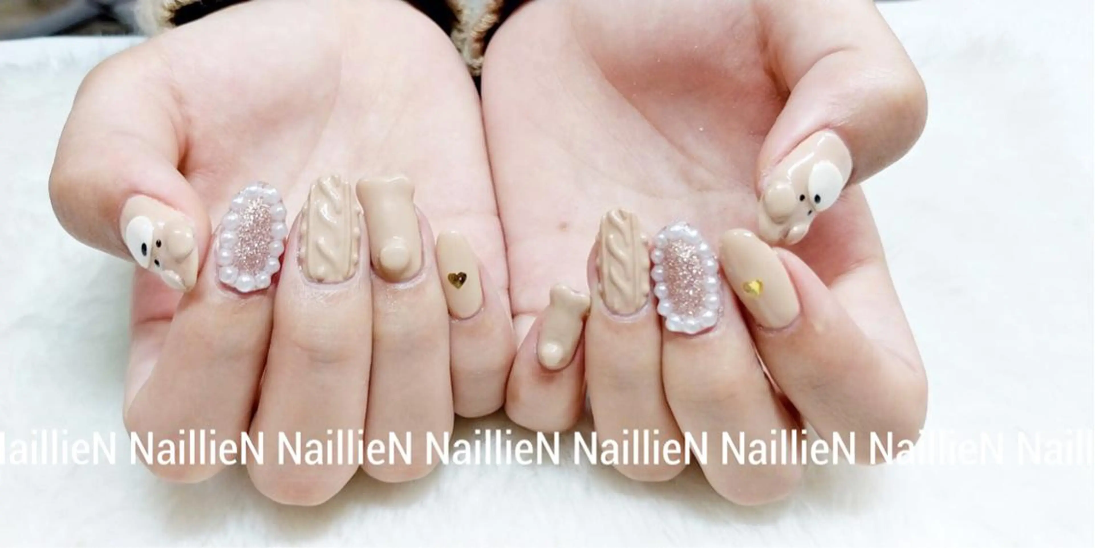 ネイル 持ち込み ハンドネイル Nail lieNのネイルデザイン