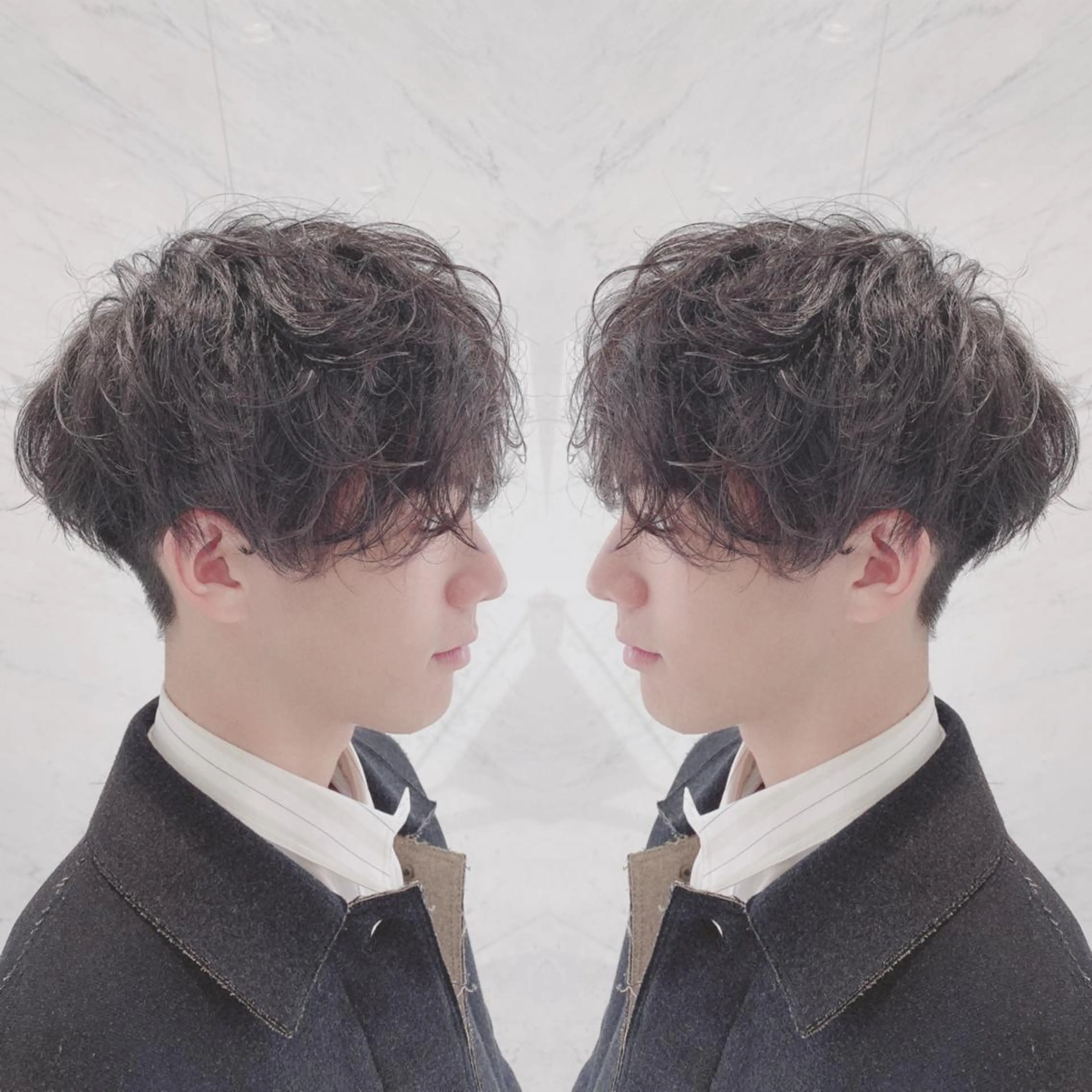 ショート カラー メンズ カット ヘアカラー cecil hair所属・重政 和樹のヘアスタイル