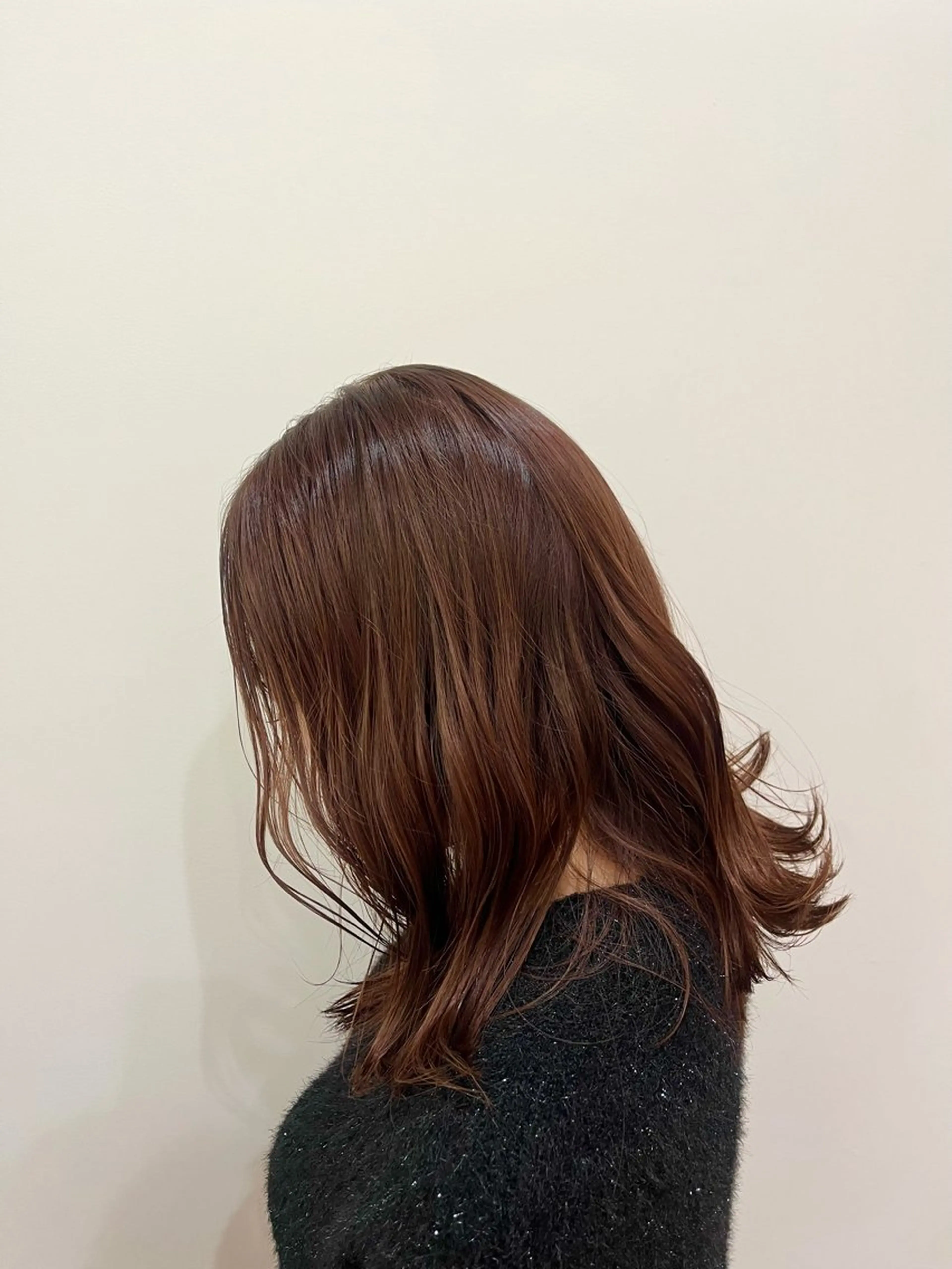 ミディアム カラー kanako⌇パーマ モデル無料募集中🩰のヘアスタイル