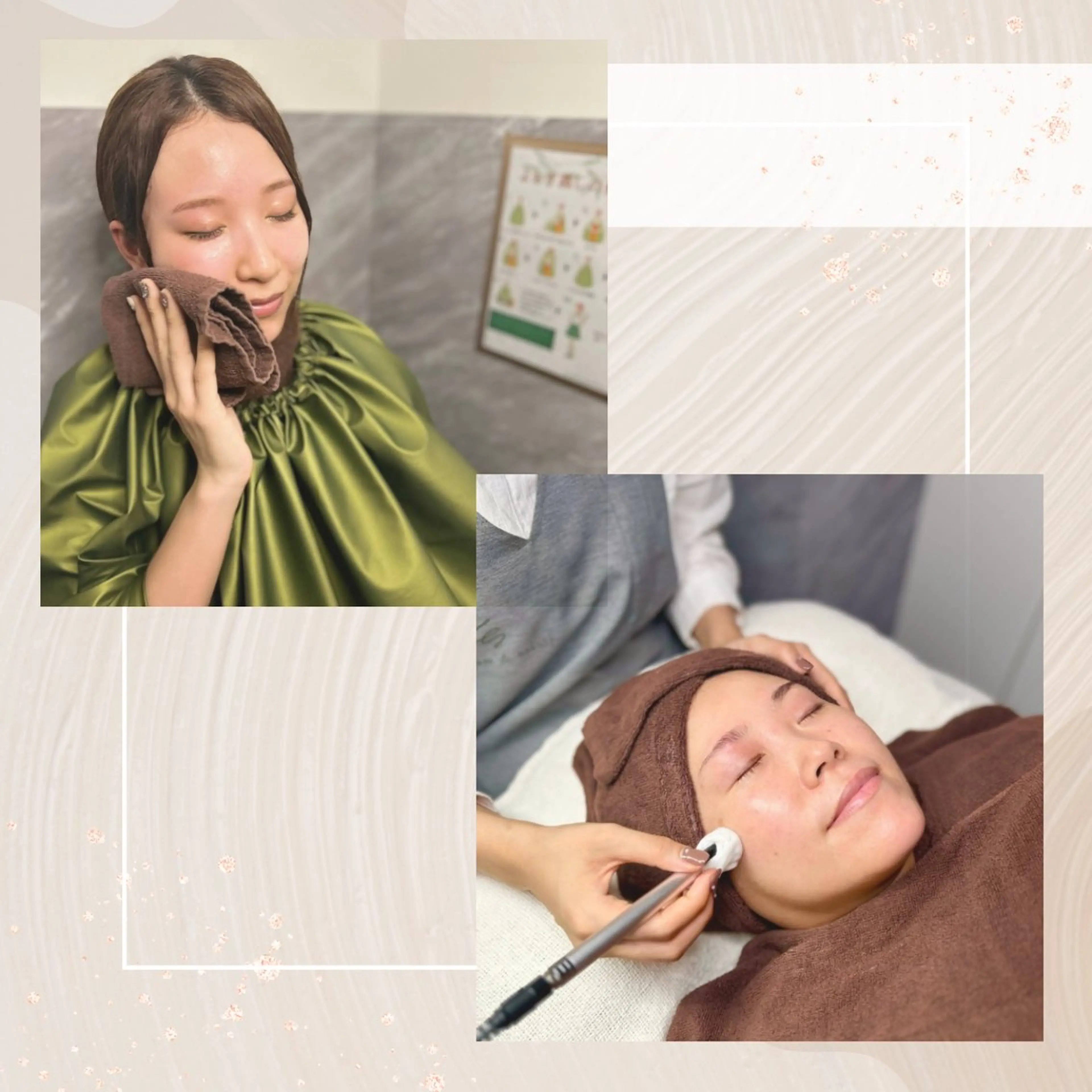 🌟平日限定🌟足ツボ👣5分つき🌿よもぎ蒸し40分➕3コースから選べる生コラフェイシャル🫧の写真