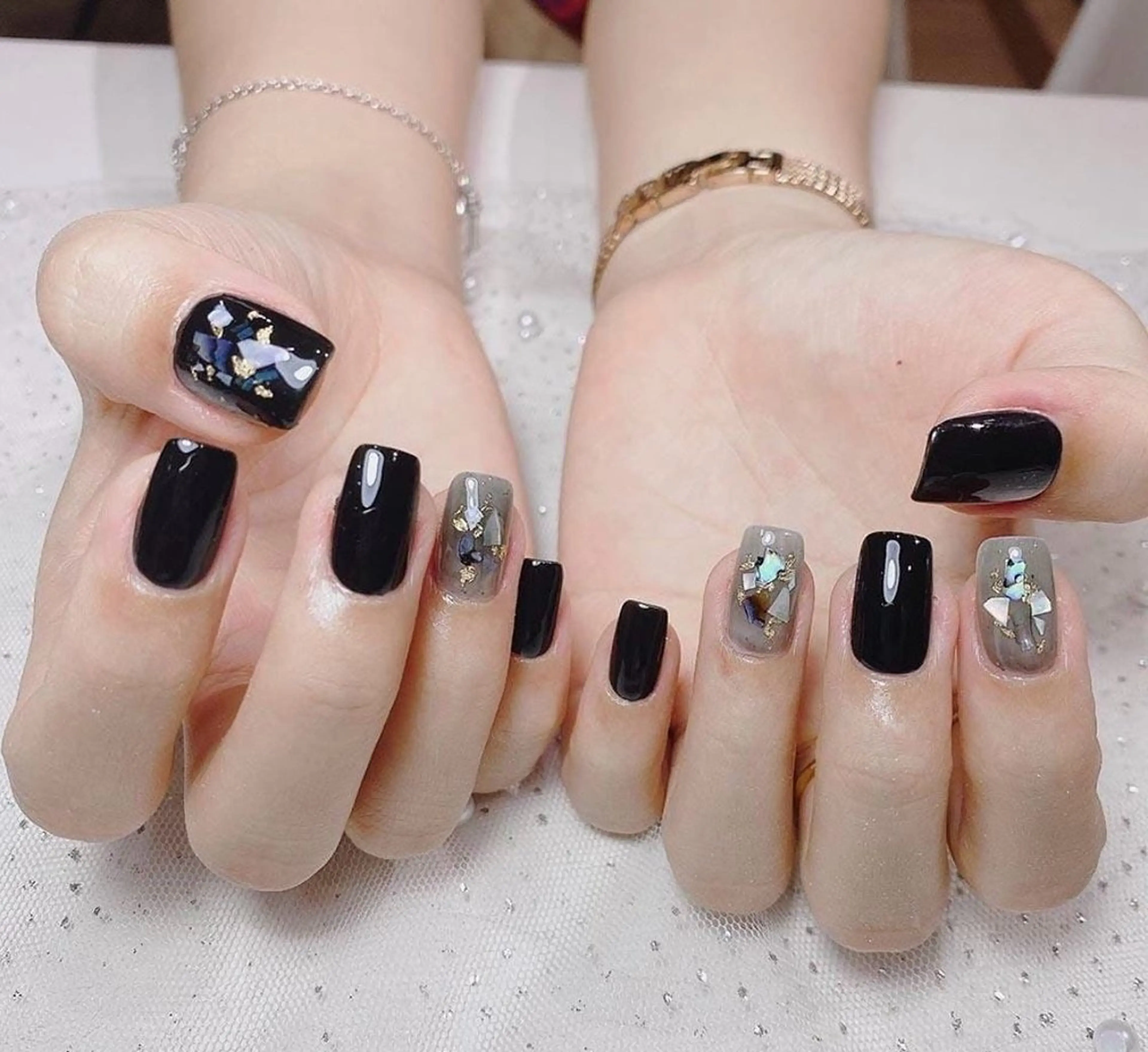 ネイル アートネイル 成人式 ジェルネイル ニュアンスネイル ネイルチップ Kora Nailのネイルデザイン