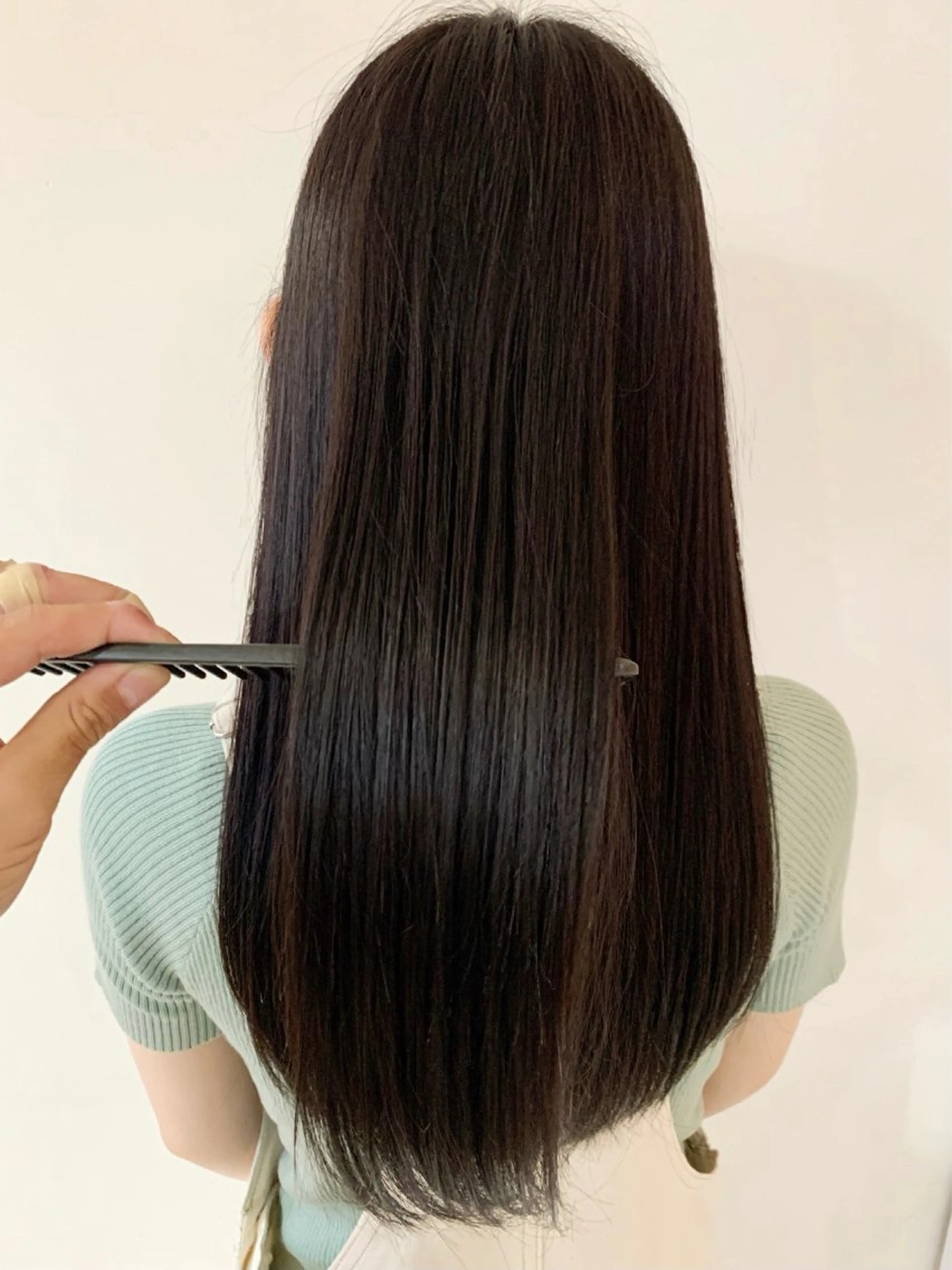 縮毛矯正の写真