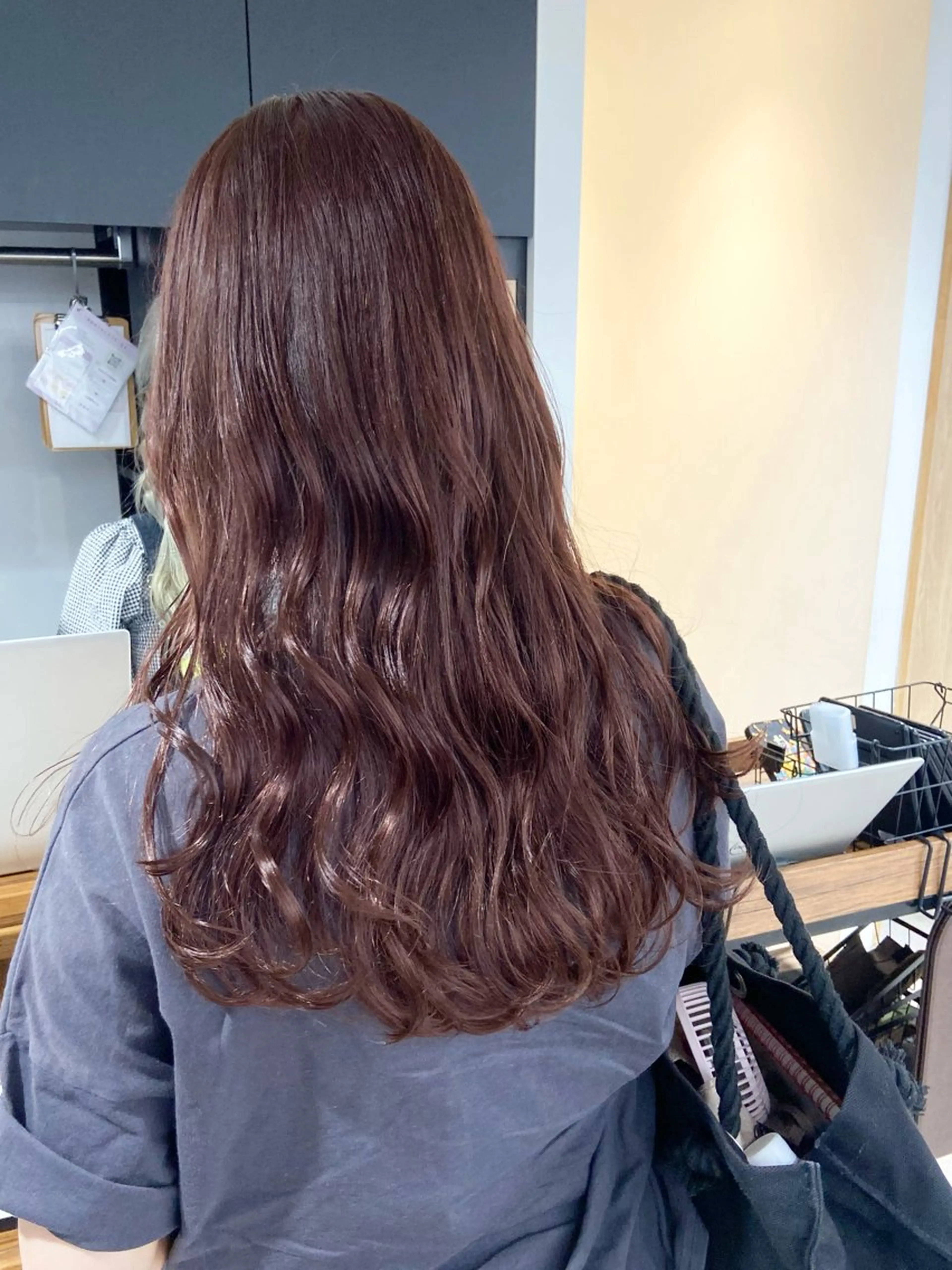 ロング カラー ヘアカラー トリートメント ダブルカラー 🌙ｃｈｉｎａｒｉのヘアスタイル