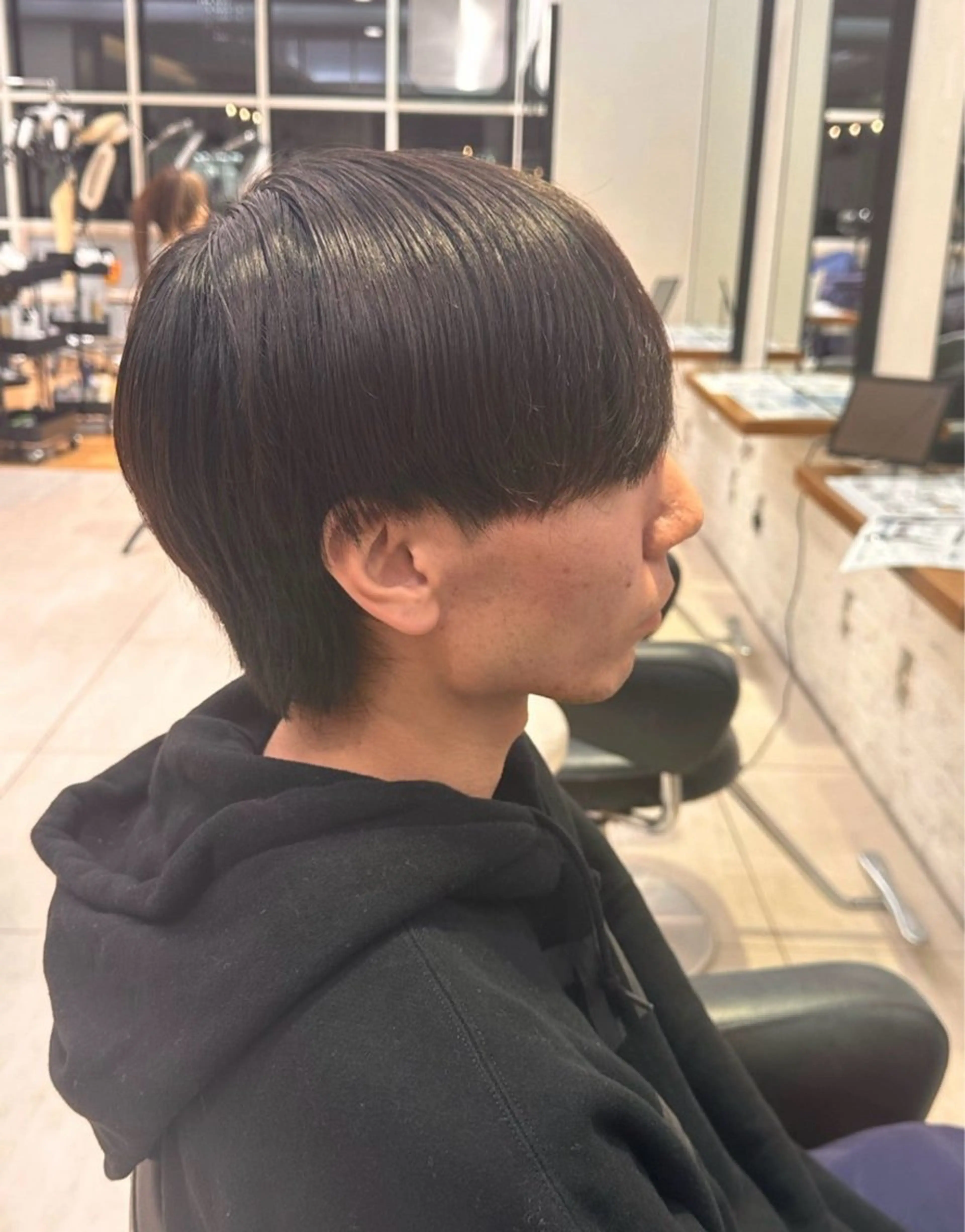 ショート メンズ 縮毛矯正 🐺中性メンズ🐺 さやとのヘアスタイル