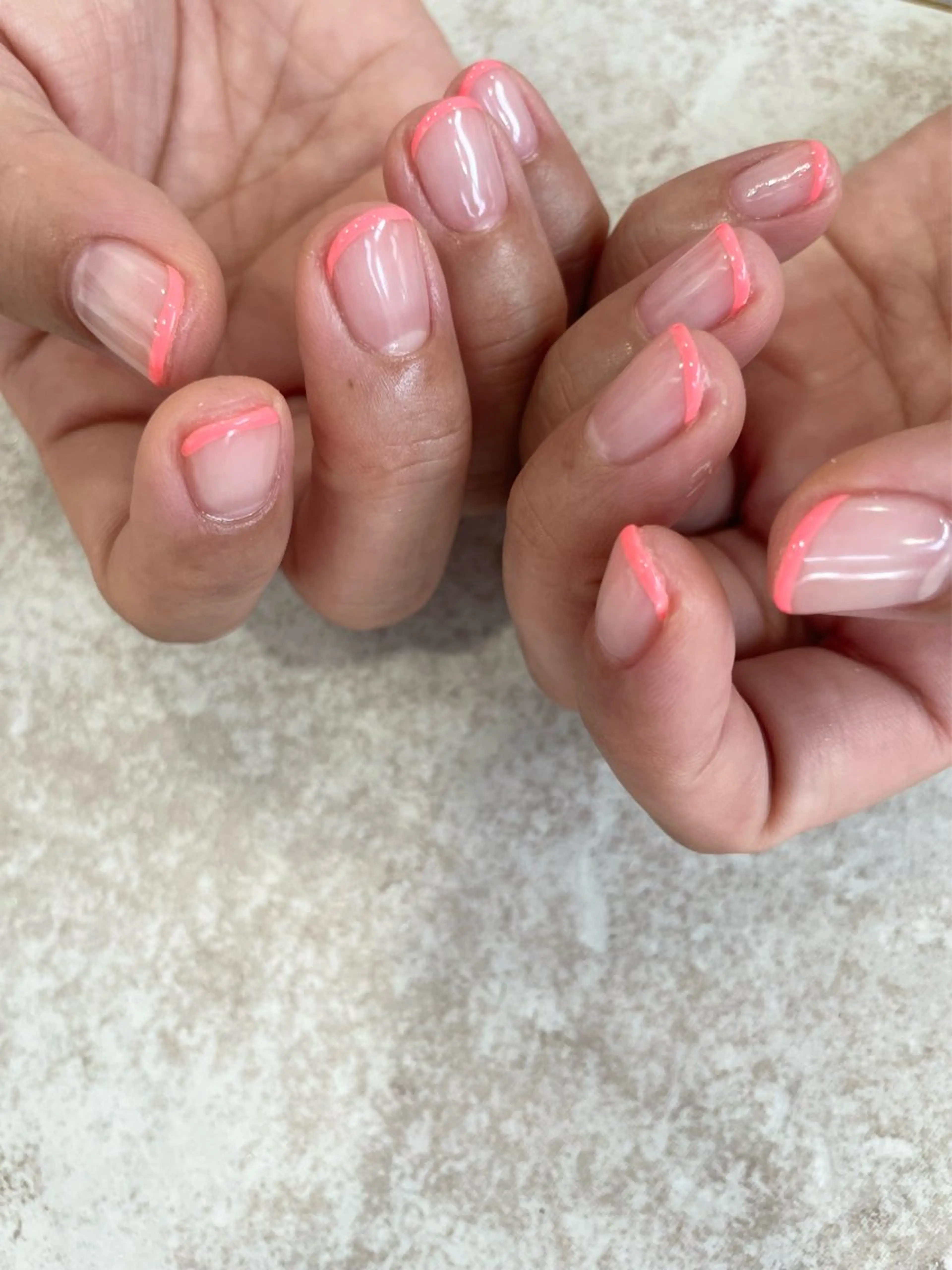 ネイル フレンチネイル ミサキ CHIC NAILのネイルデザイン