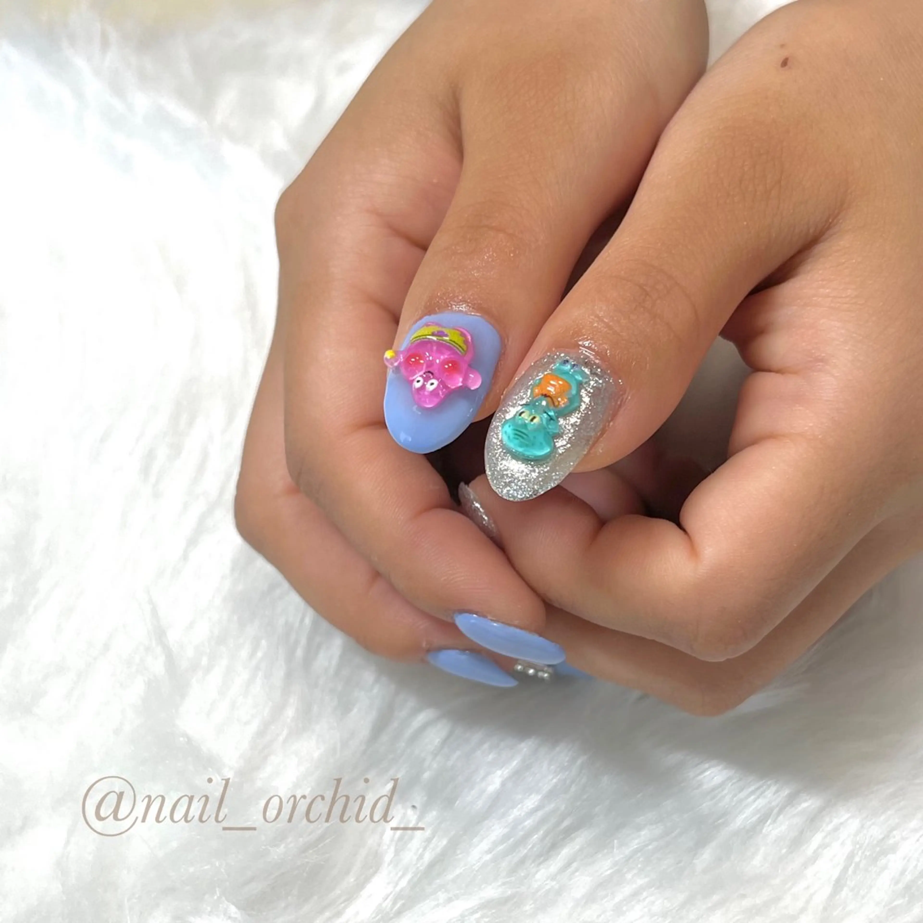 ネイル フットネイル フレンチネイル グラデーション 持ち込み ワンカラーネイル nail salon orchidのネイルデザイン