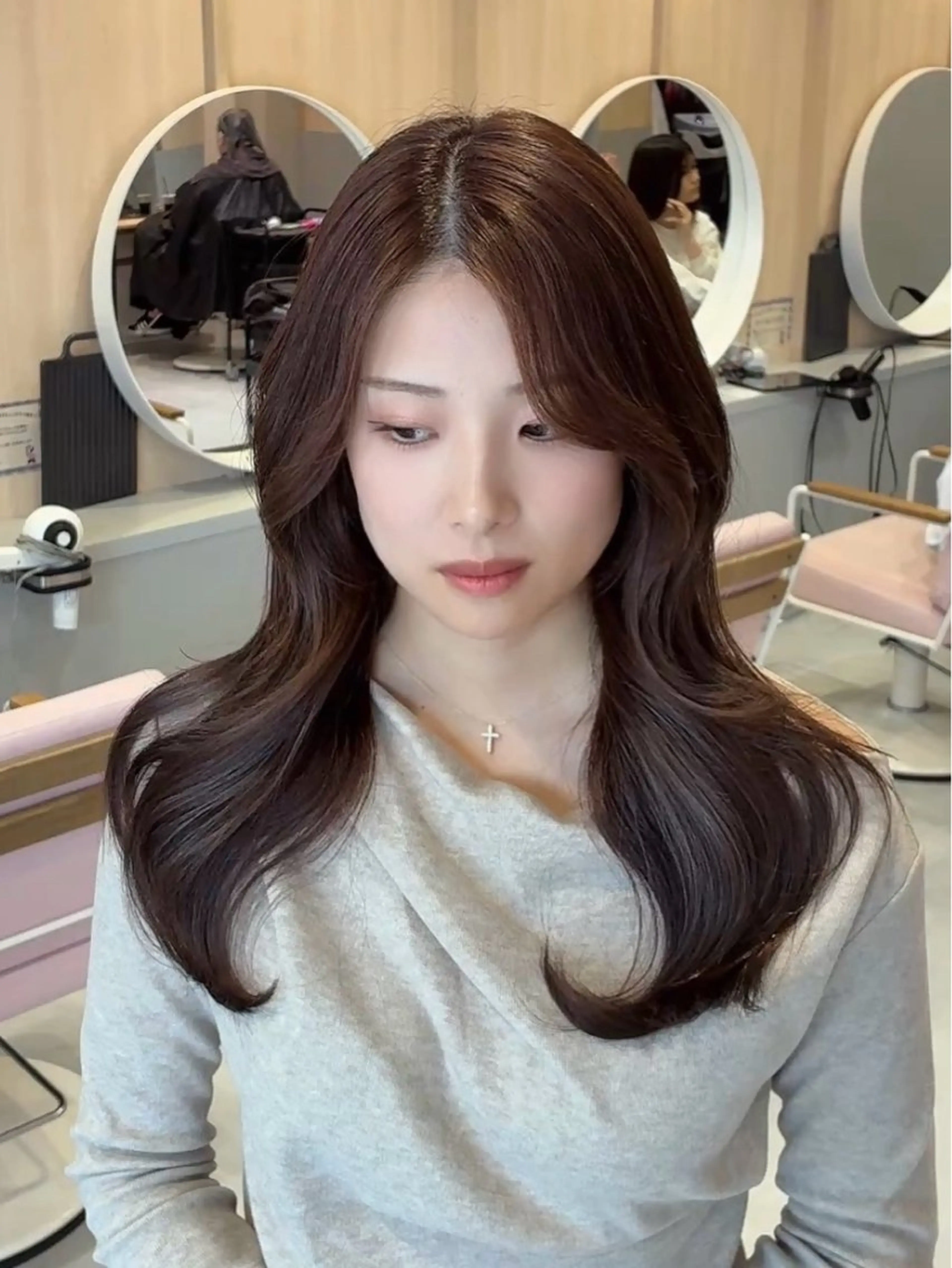 小顔×韓国レイヤー/ 骨格診断/Rikuのヘアスタイル