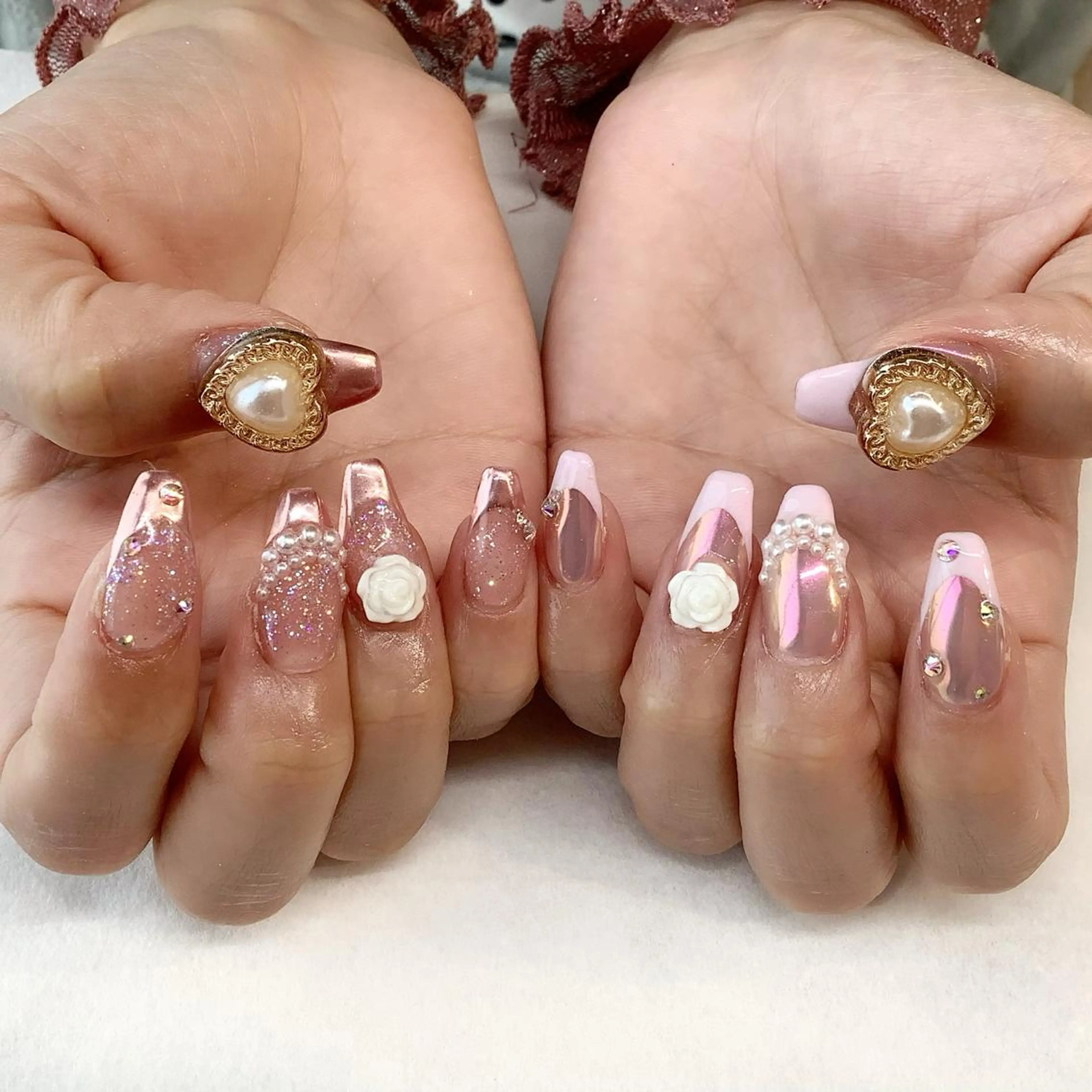 ネイル ハンドネイル 💎🐰 saki. m 🐰💎のネイルデザイン