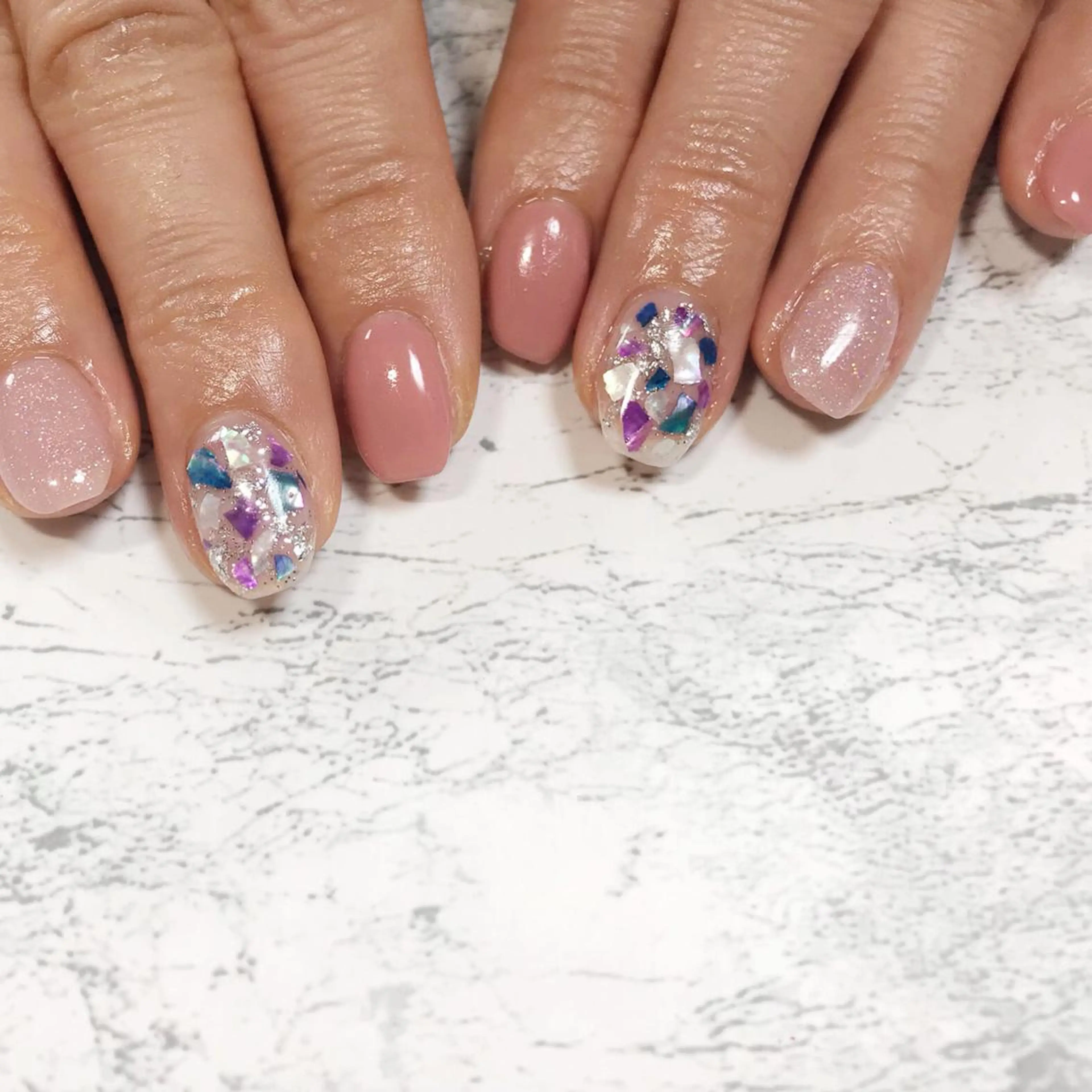 ネイル フットネイル ニュアンスネイル シンプルネイル 春ネイル 夏ネイル ネイル フフラ所属・nail fufla ♡yamane♡のネイルデザイン