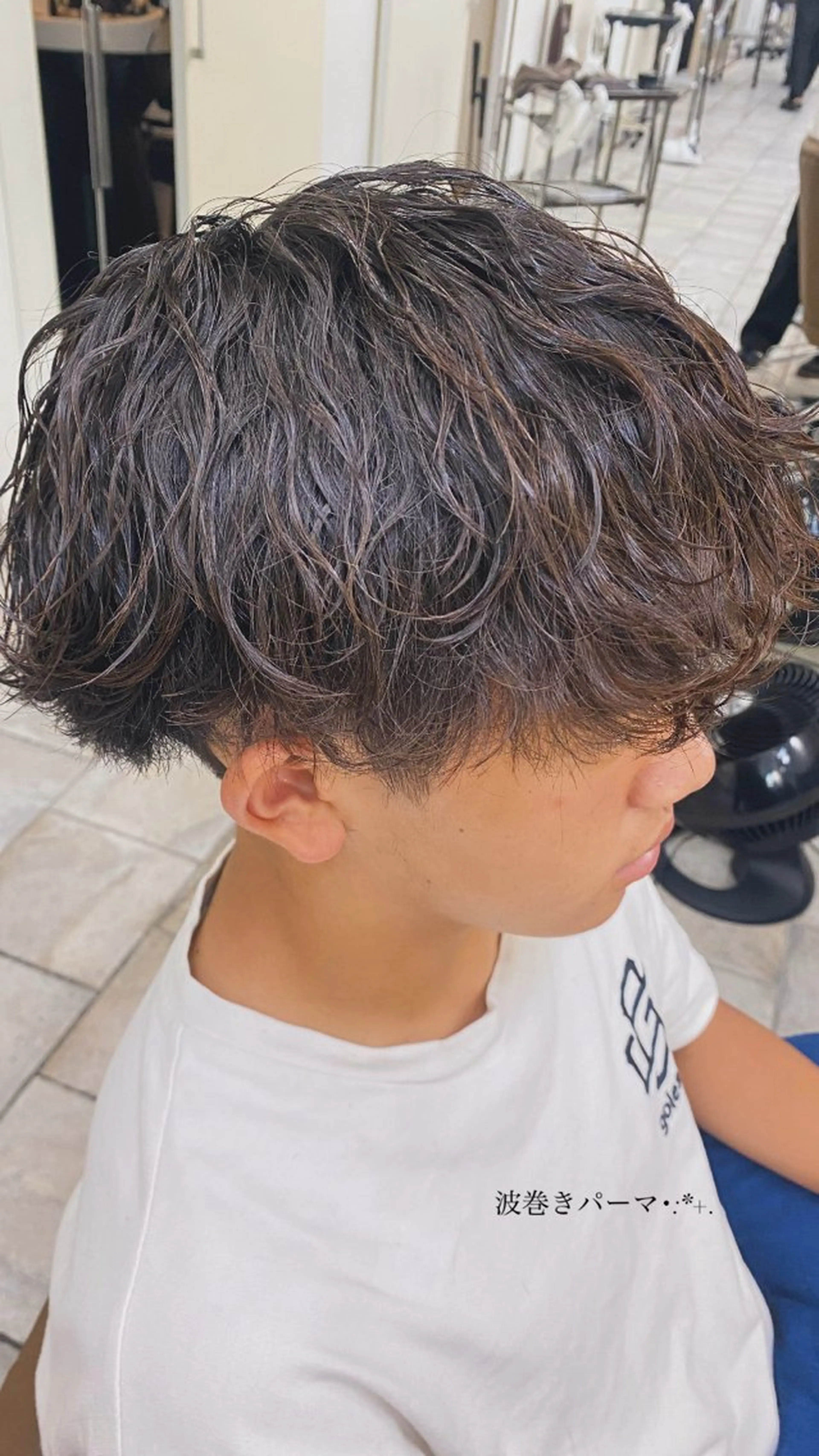 パーマ メンズ メンズパーマ 波巻きパーマ パーマ 💎長谷川 優羽💎のヘアスタイル