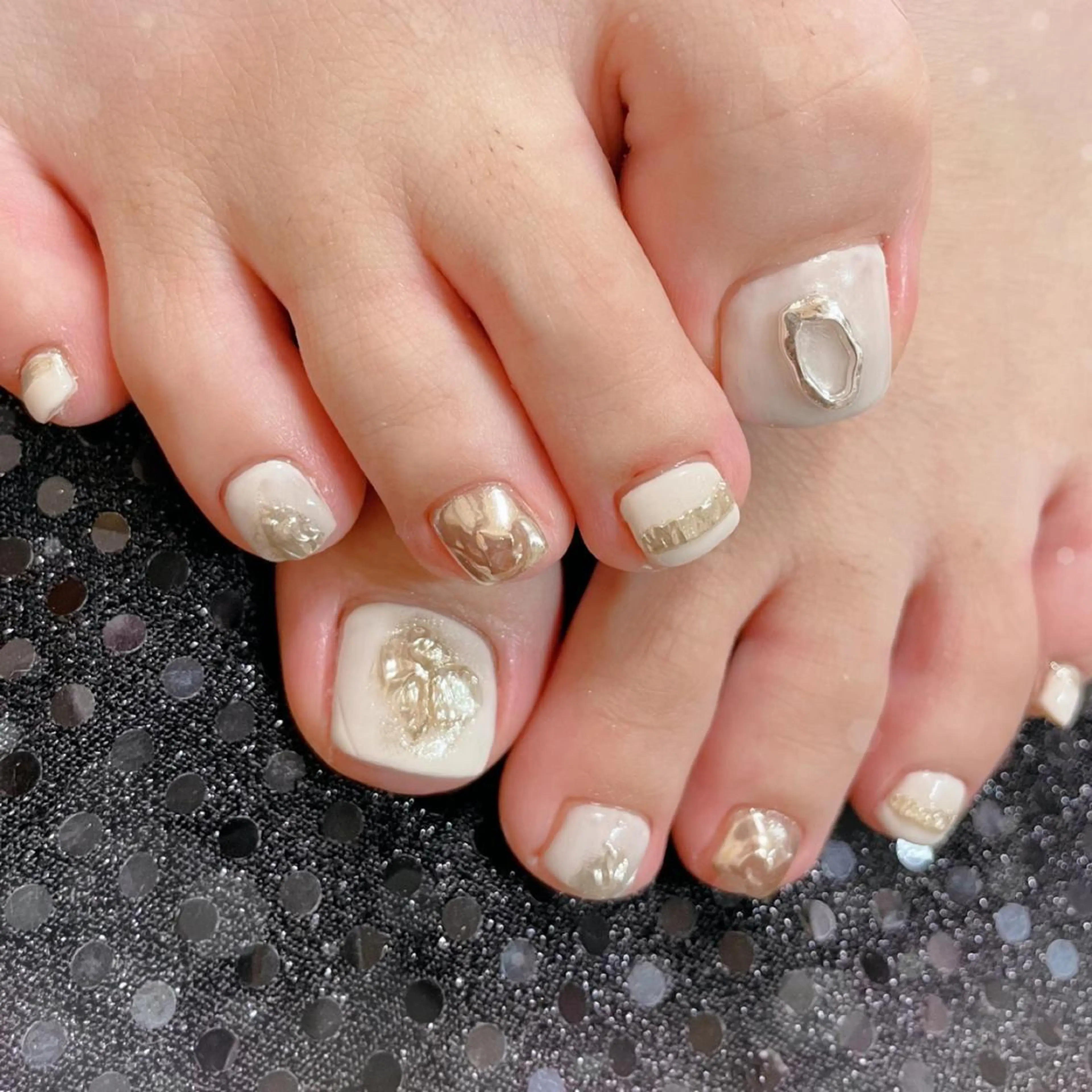 ネイル フットネイル MoON...❤︎ MeGuのネイルデザイン