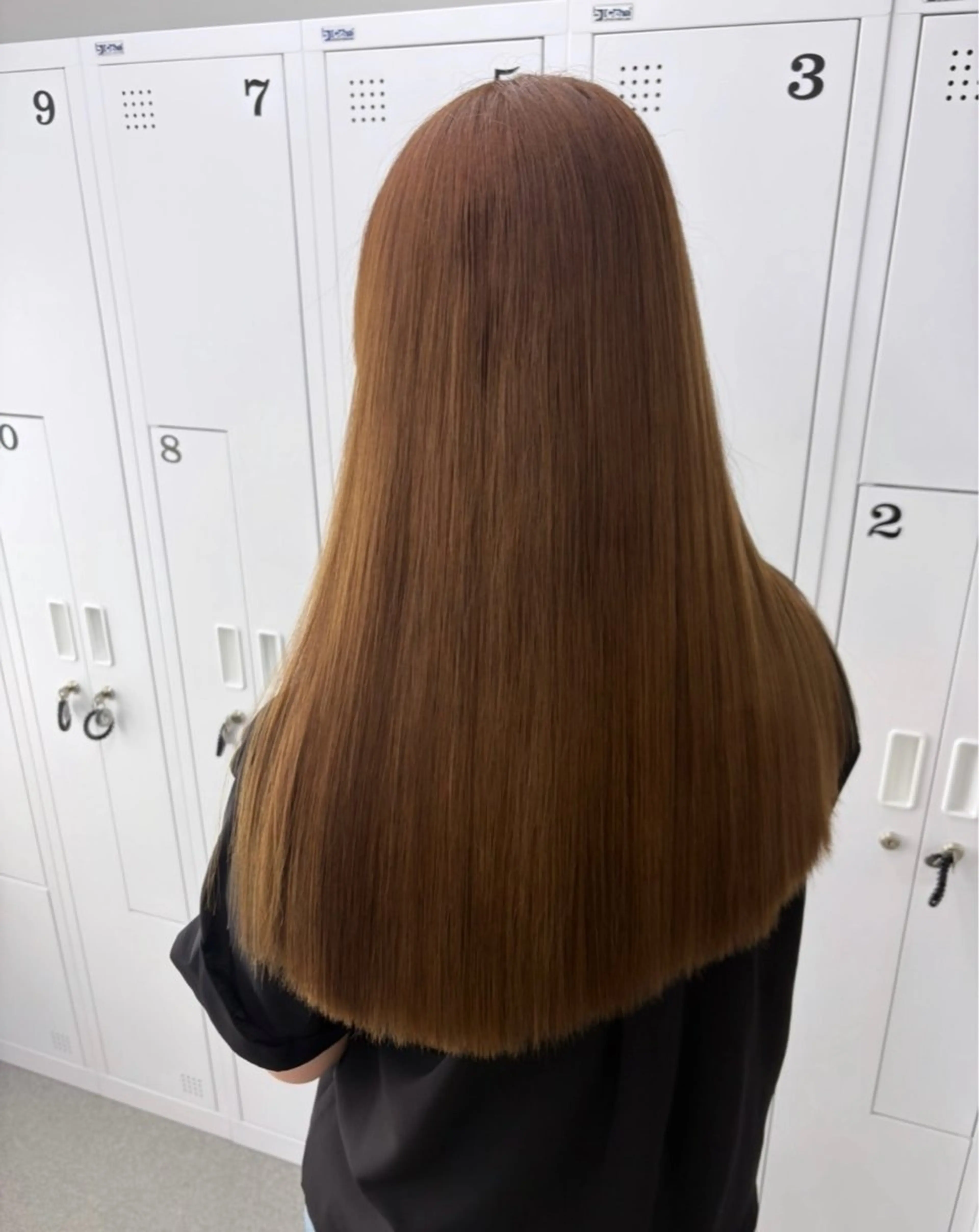 ブリーチなしダブルカラーの写真