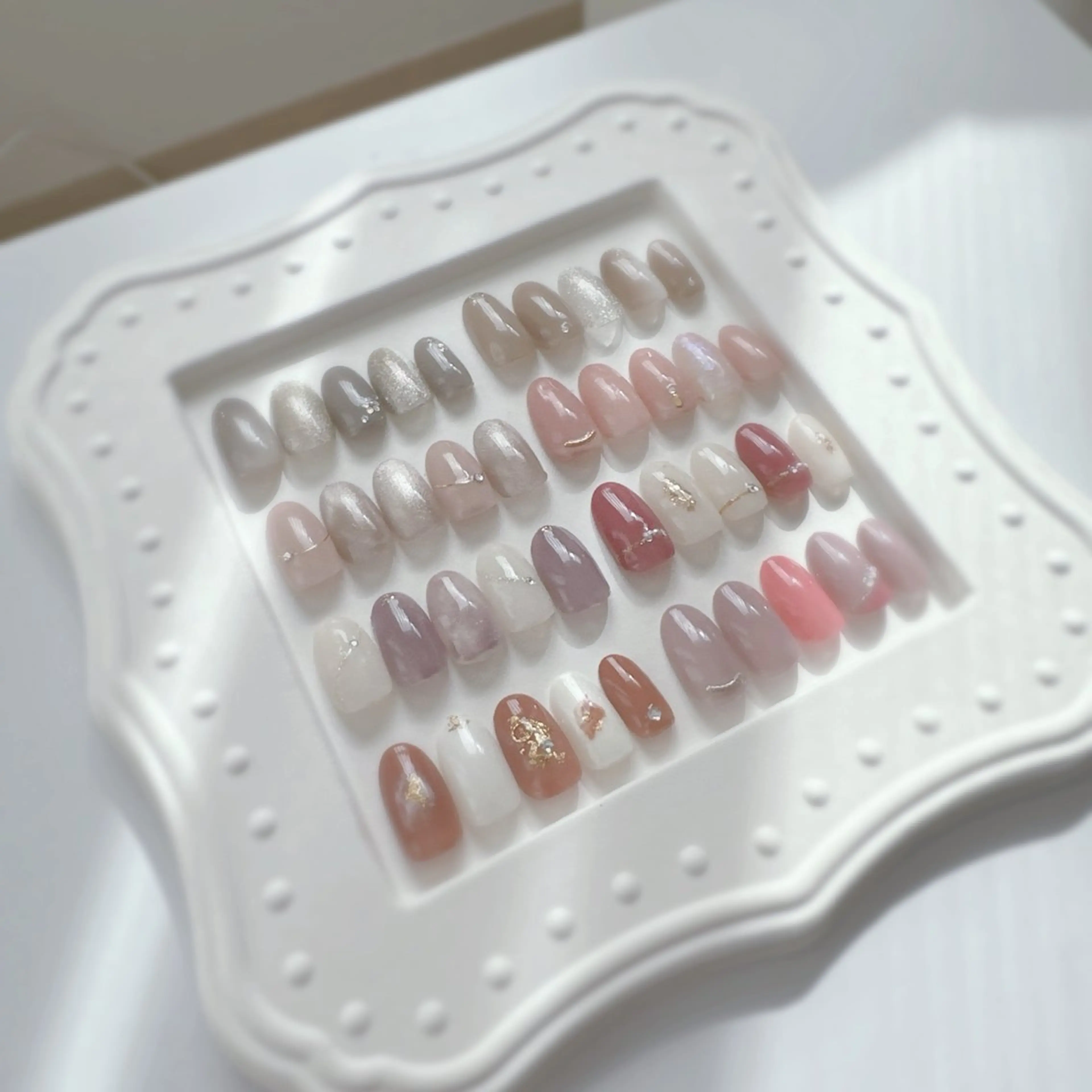 ネイル オフィスネイル ピンク シンプルネイル Nono Nail ノノネイルのネイルデザイン