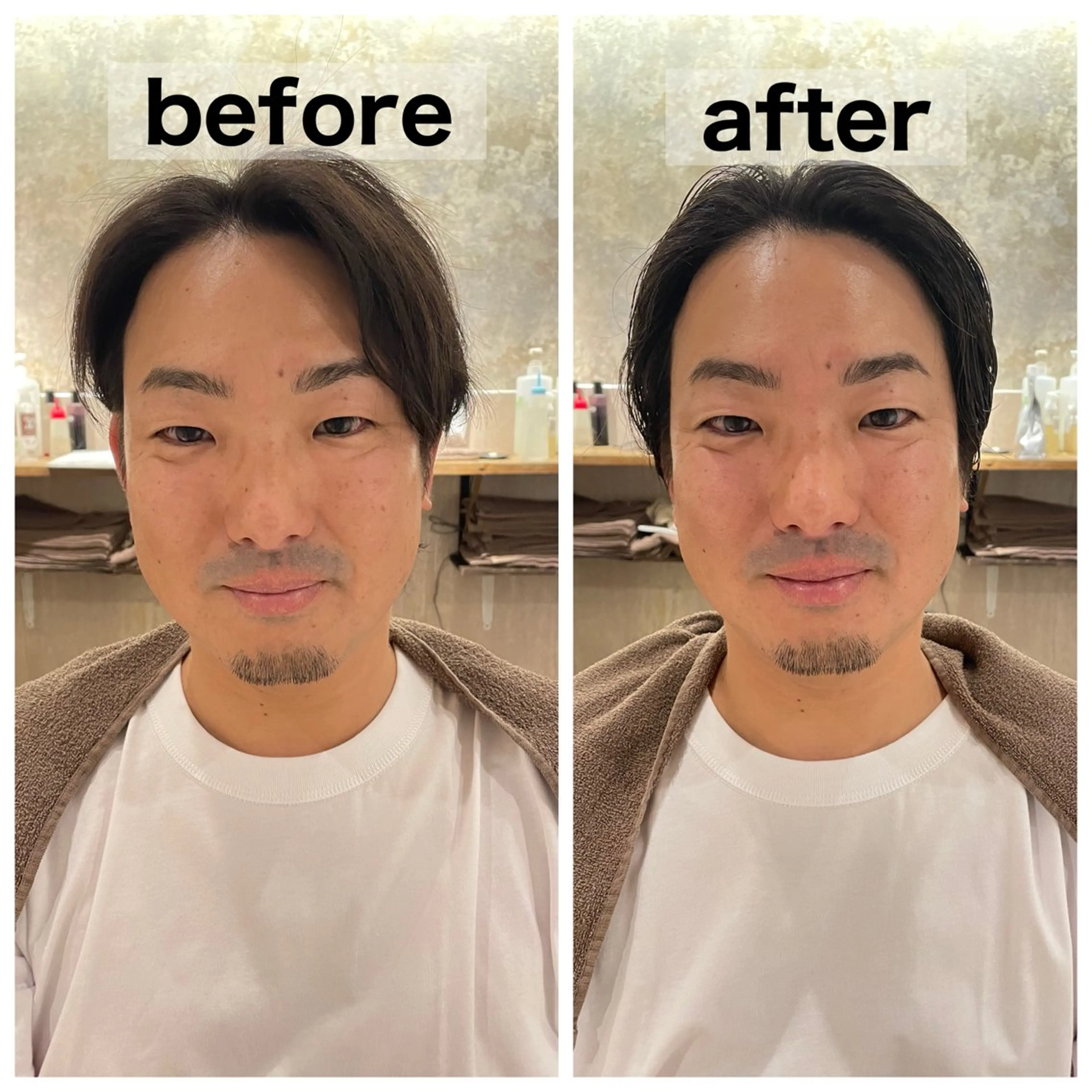 ショート カラー メンズ 博多 小顔spa/髪質改善のヘアスタイル