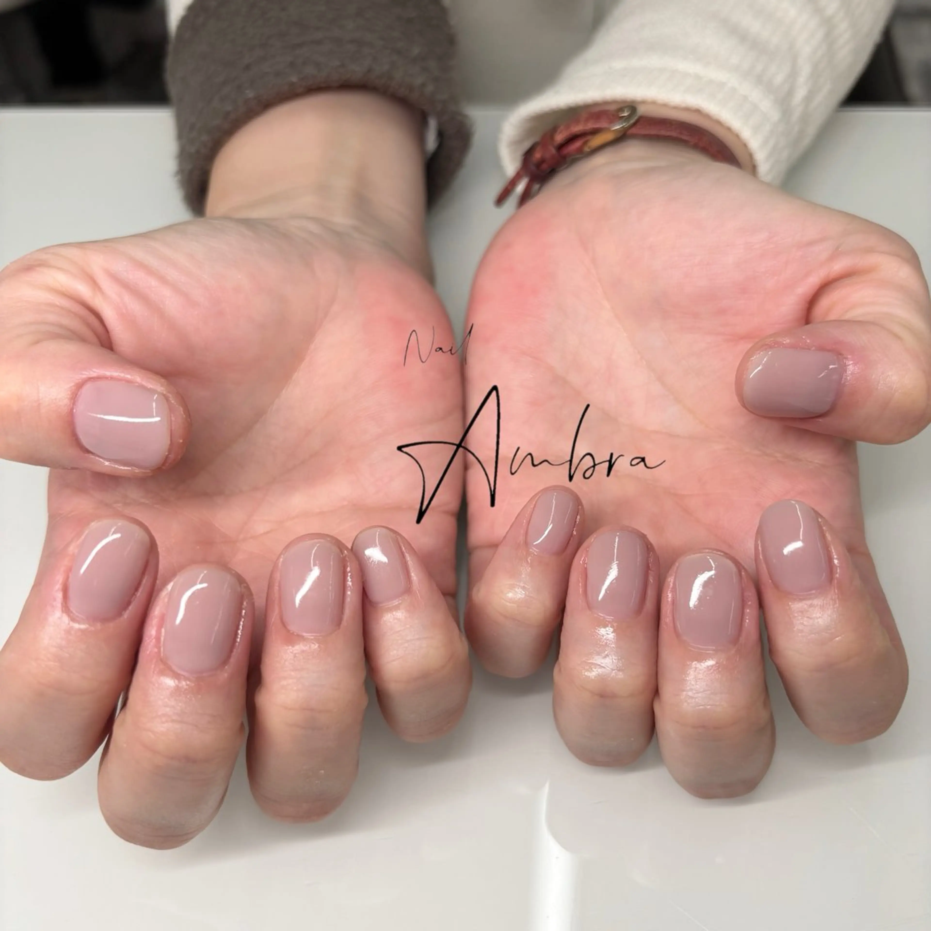 ネイル ピンク ハンドネイル Nail Ambra 天王寺店所属・Nail Ambra fusaのネイルデザイン