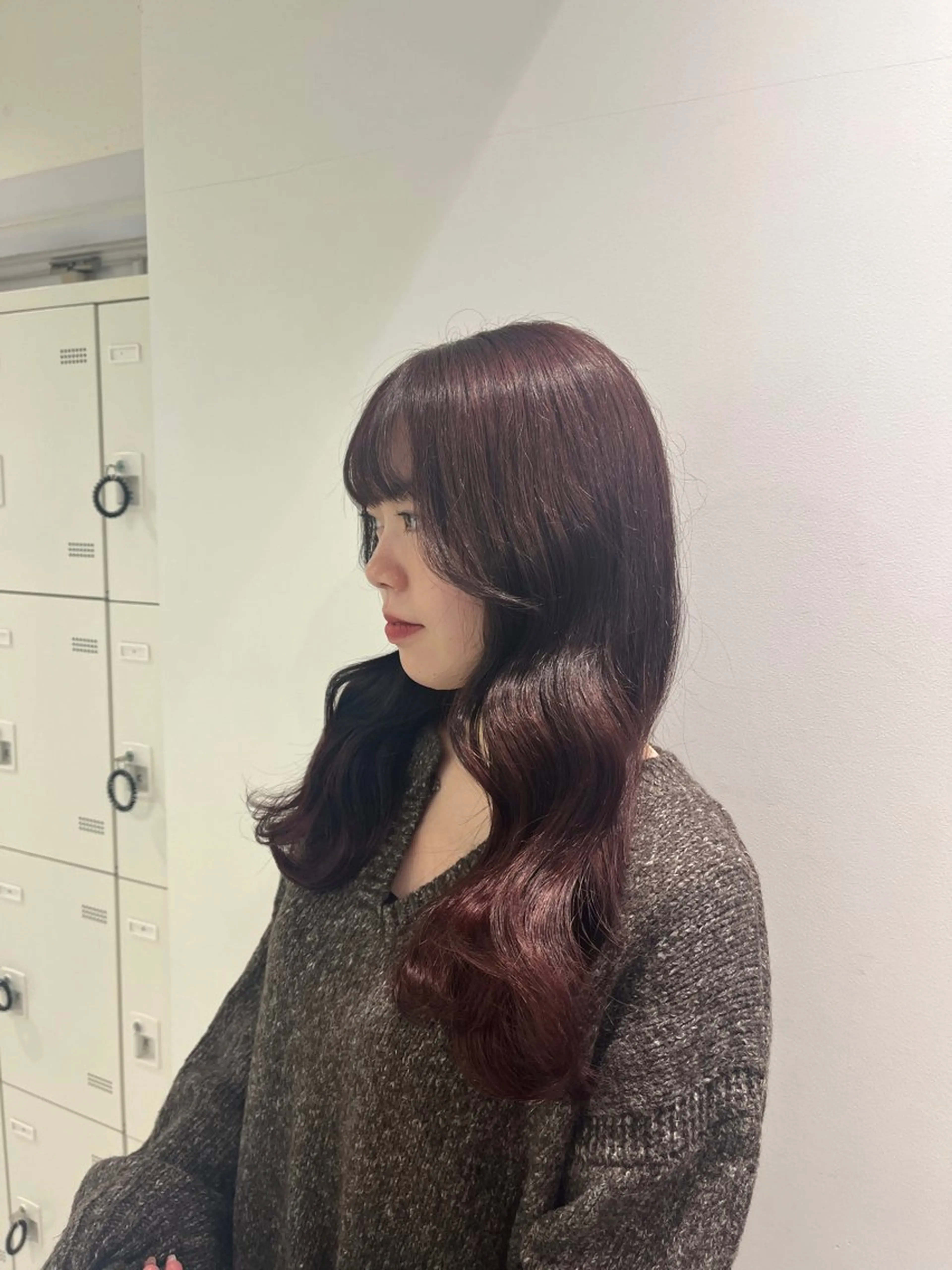 セミロング カラー ヘアアレンジ ヘアカラー トリートメント ヘアセット 🎀Girly艶髪カ ラー🎀Harukaのヘアスタイル