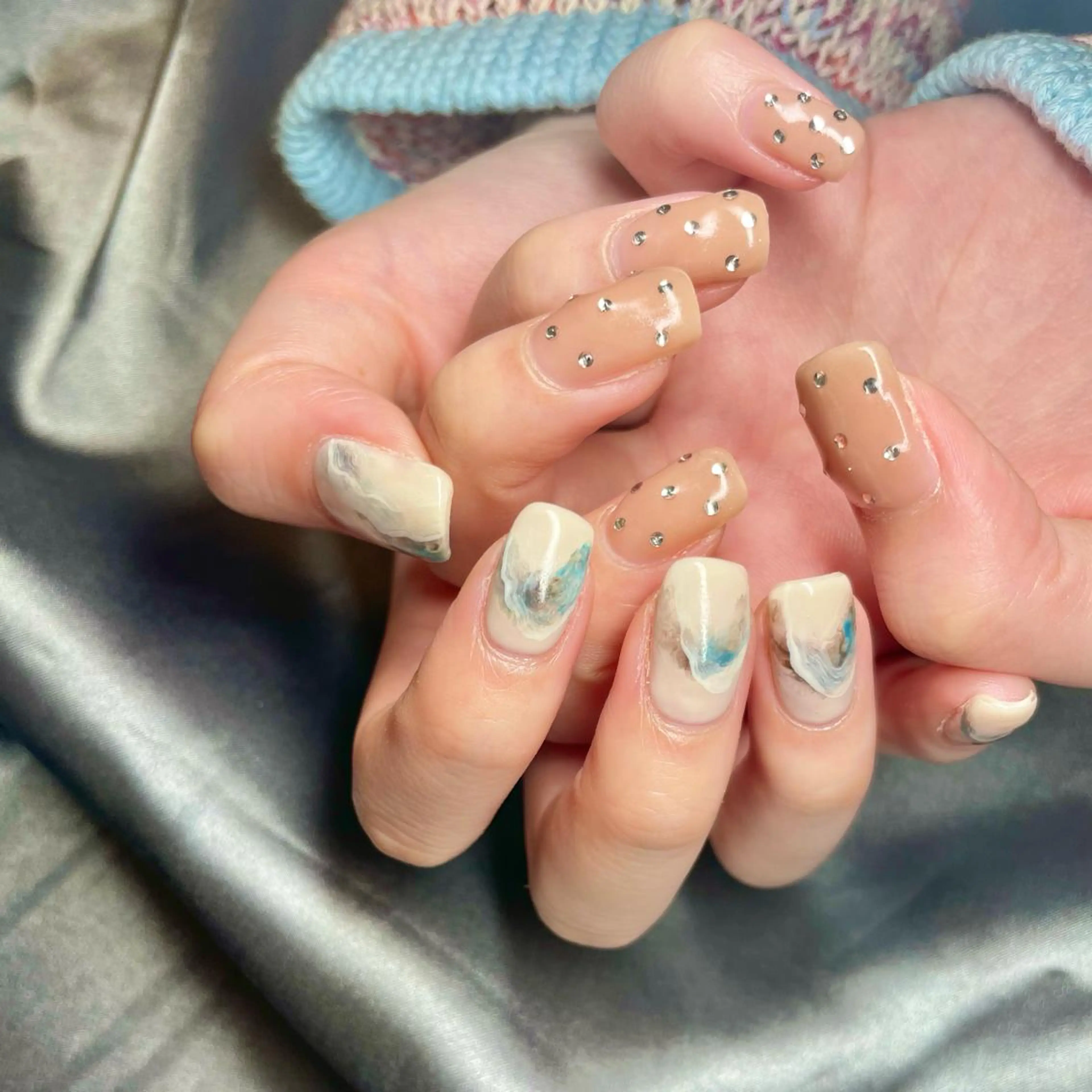 ミディアム カラー パーマ ヘアアレンジ メンズ キッズ ネイル マツエク・マツパ アイブロウ nail&eye Aoのマツエク・マツパデザイン