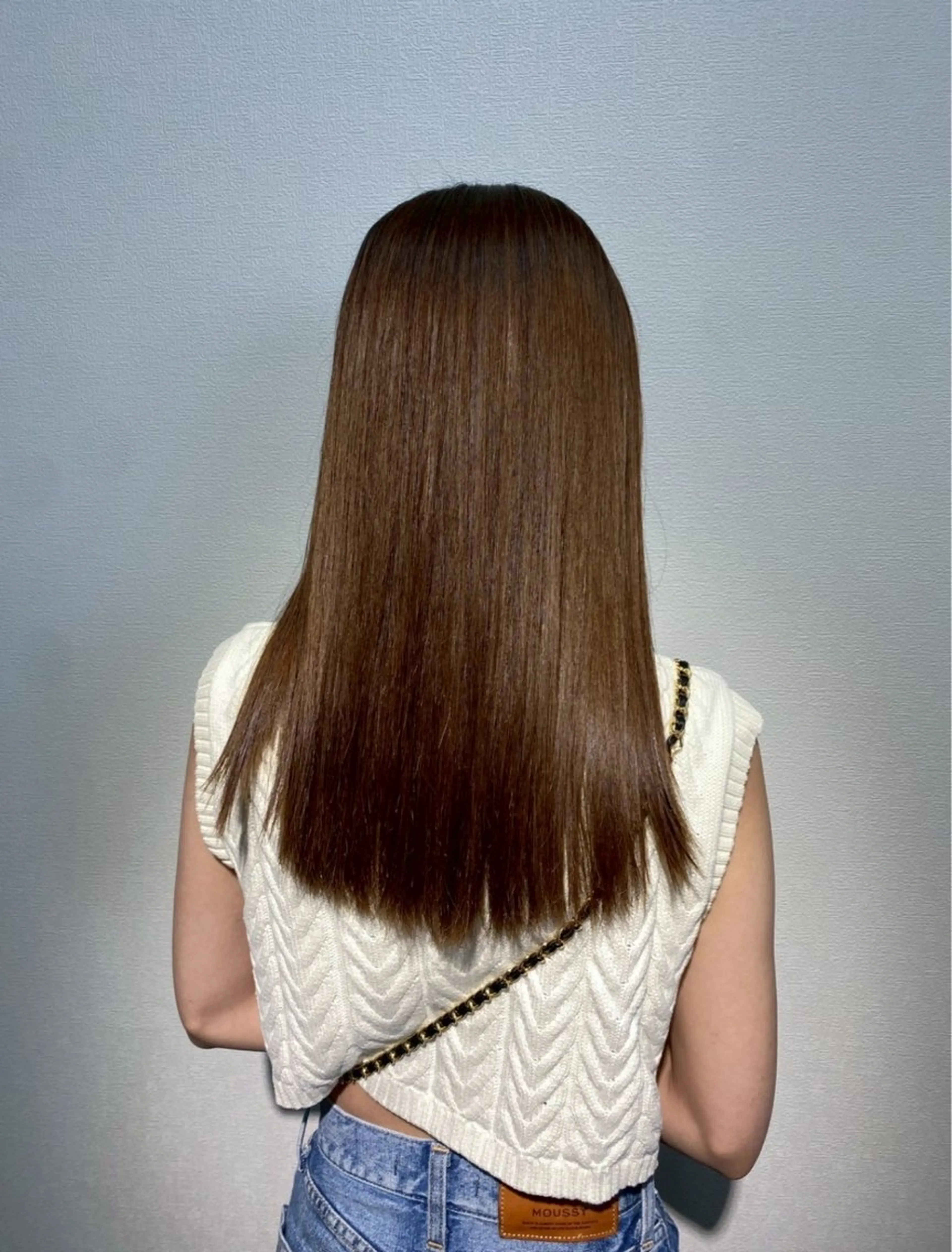 セミロング ヘアカラー Charm久留米所属・冨吉 咲笑のヘアスタイル