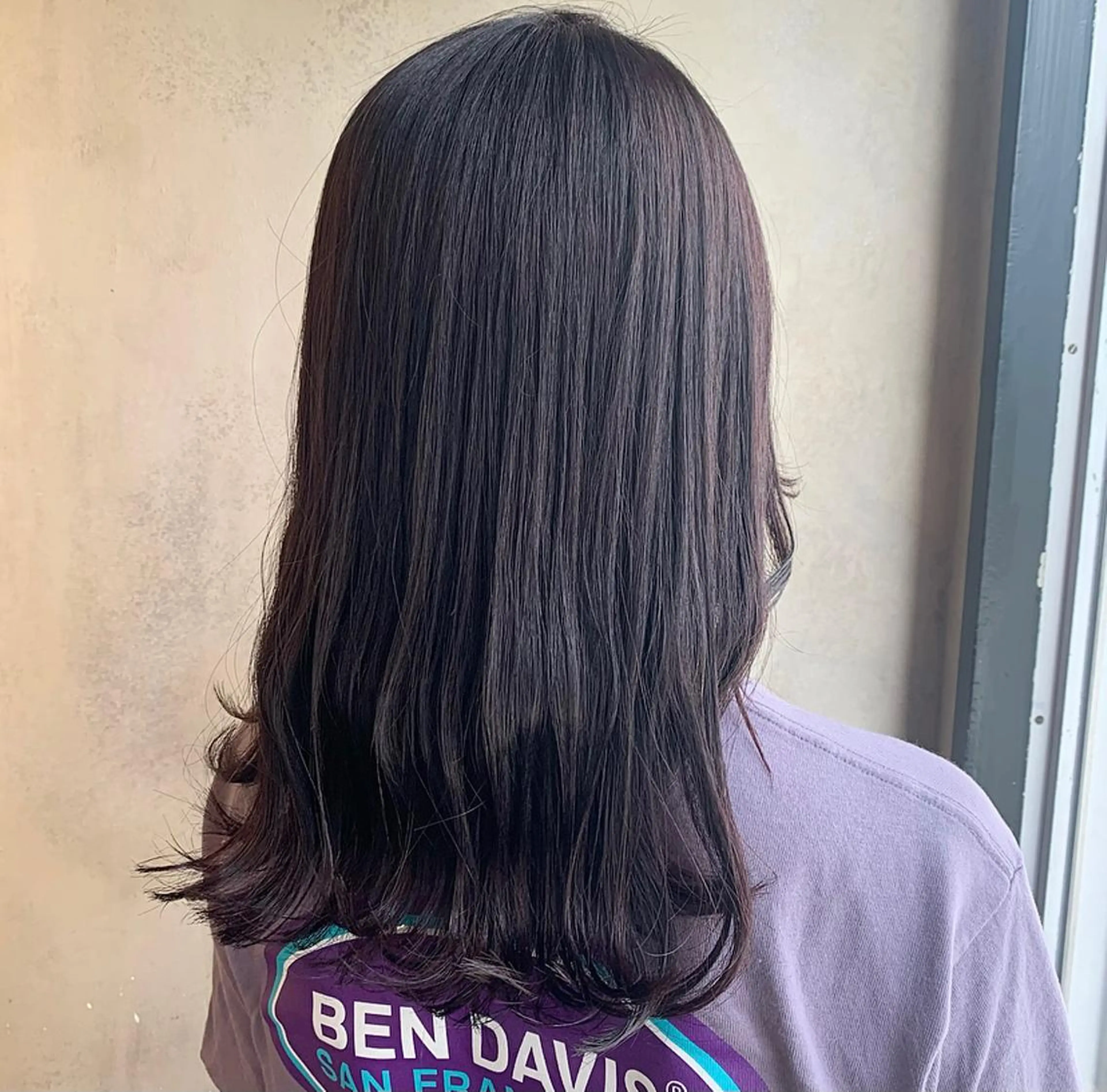 ミディアム カット ヘアカラー トリートメント 小顔カット/韓国 カラー🌙shikiのヘアスタイル