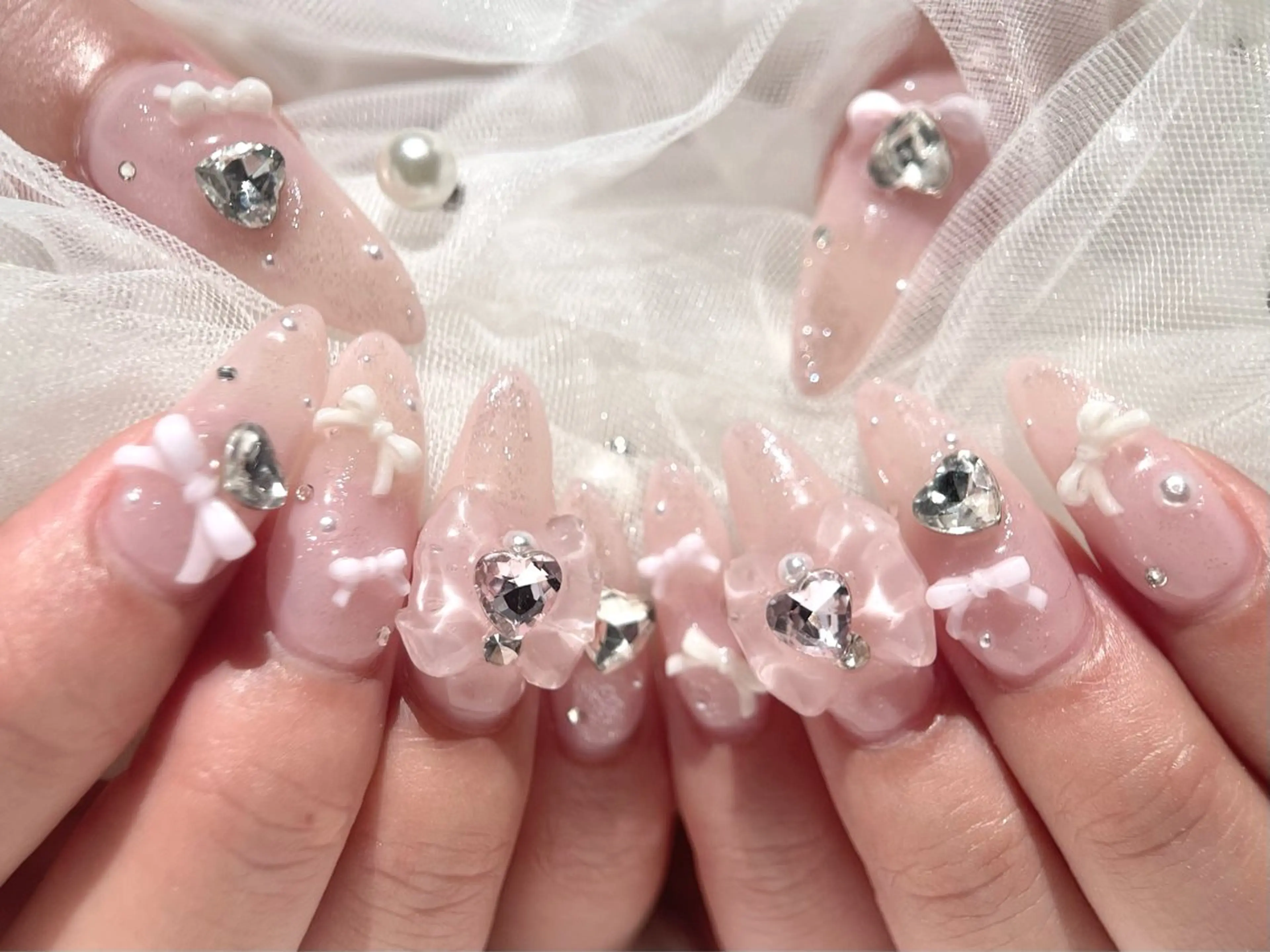 ネイル ハンドネイル 🧁fein. nana🩵のネイルデザイン