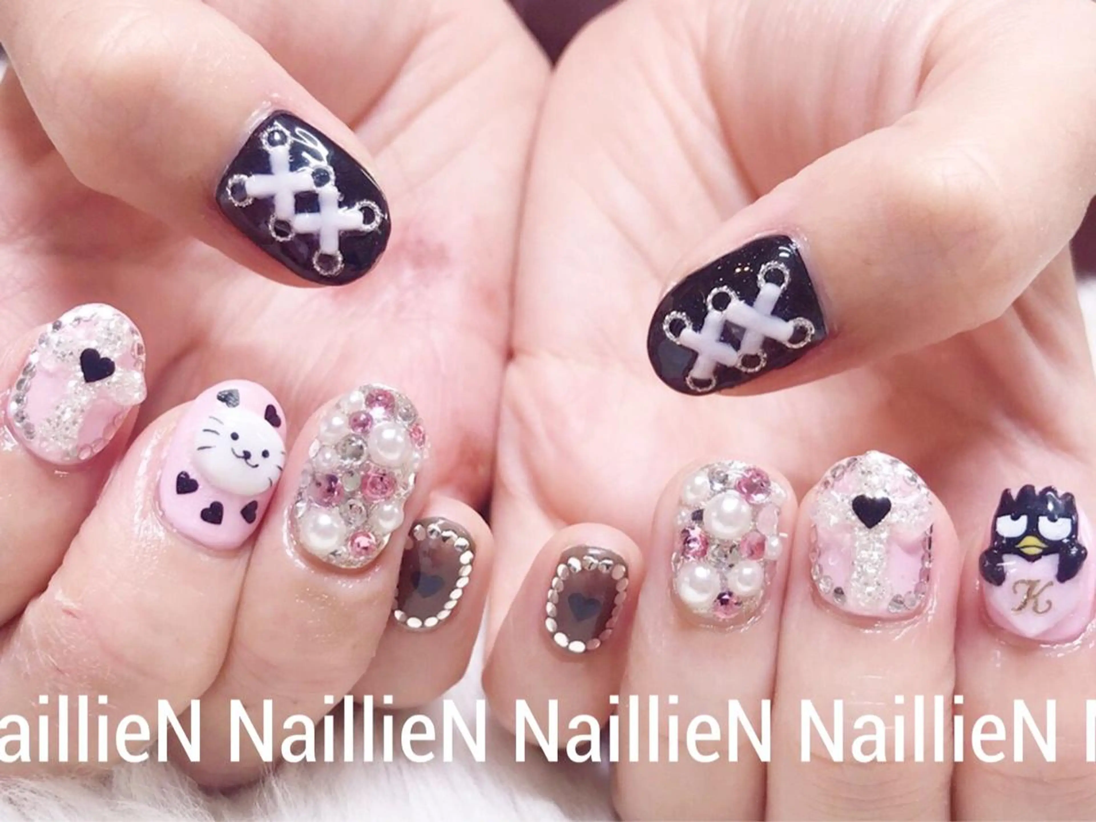 ネイル 持ち込み ハンドネイル Nail lieNのネイルデザイン