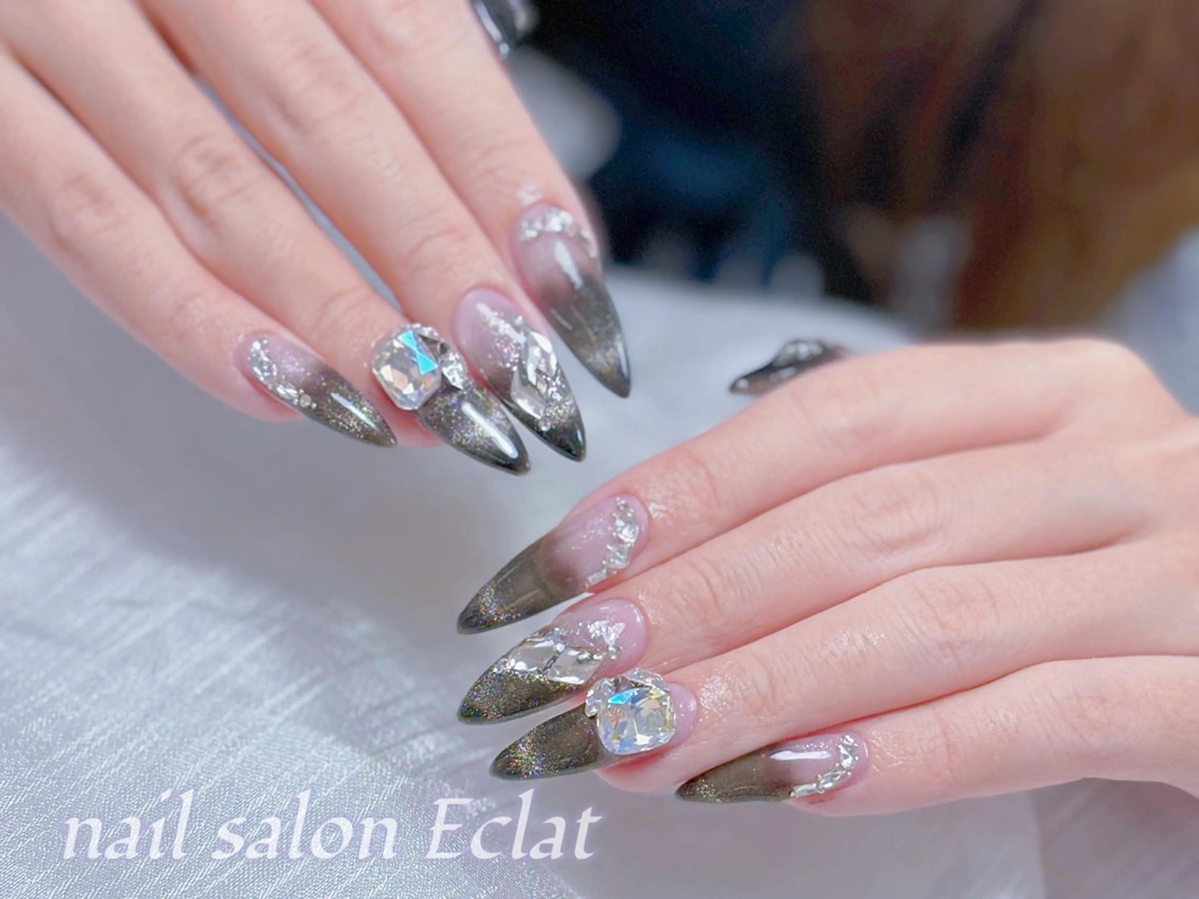 ネイル ハンドネイル ネイルサロンエクラ 🫧Shizukaのネイルデザイン