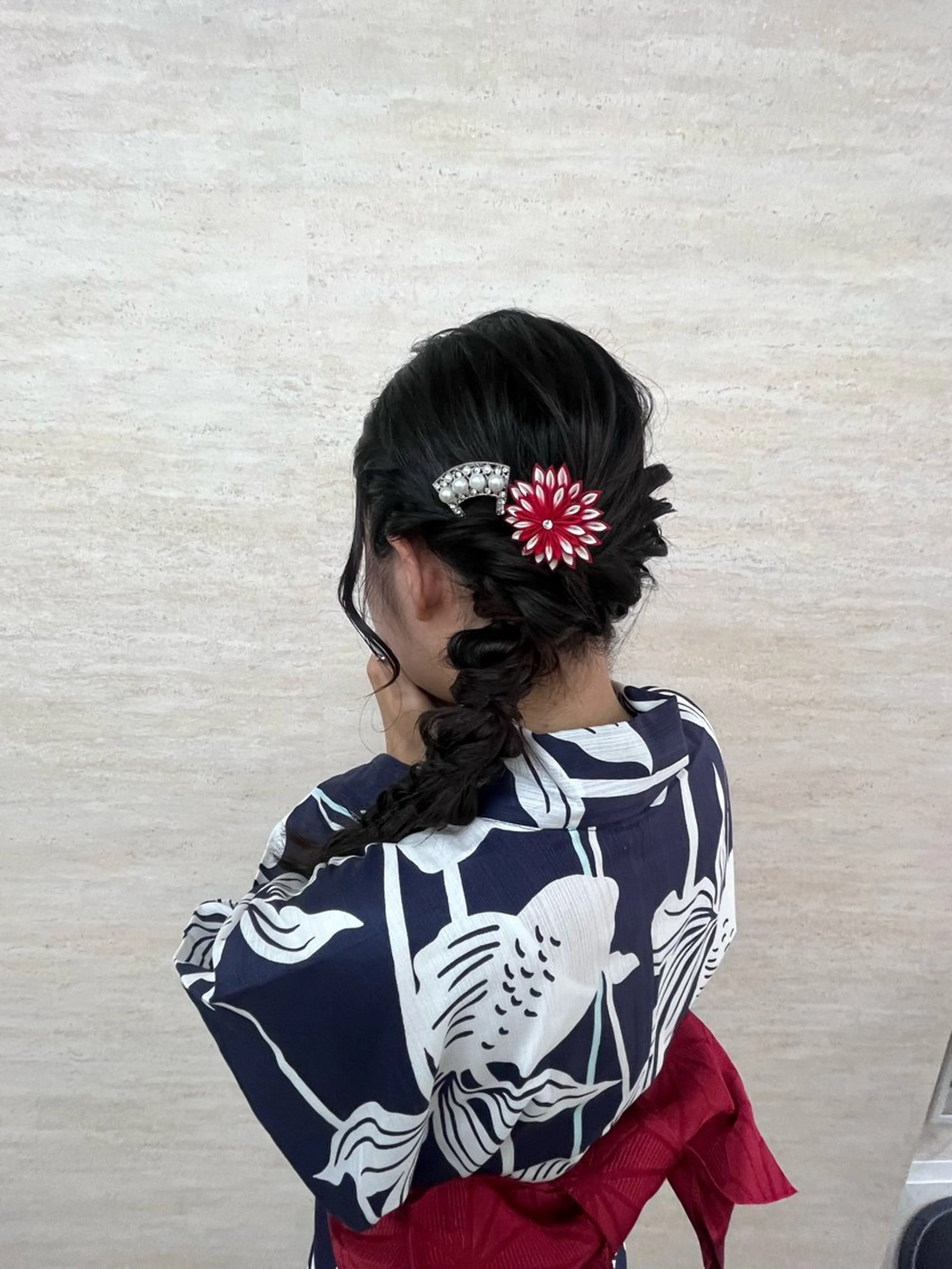 【🤍着付け+ヘアセット🤍】の写真