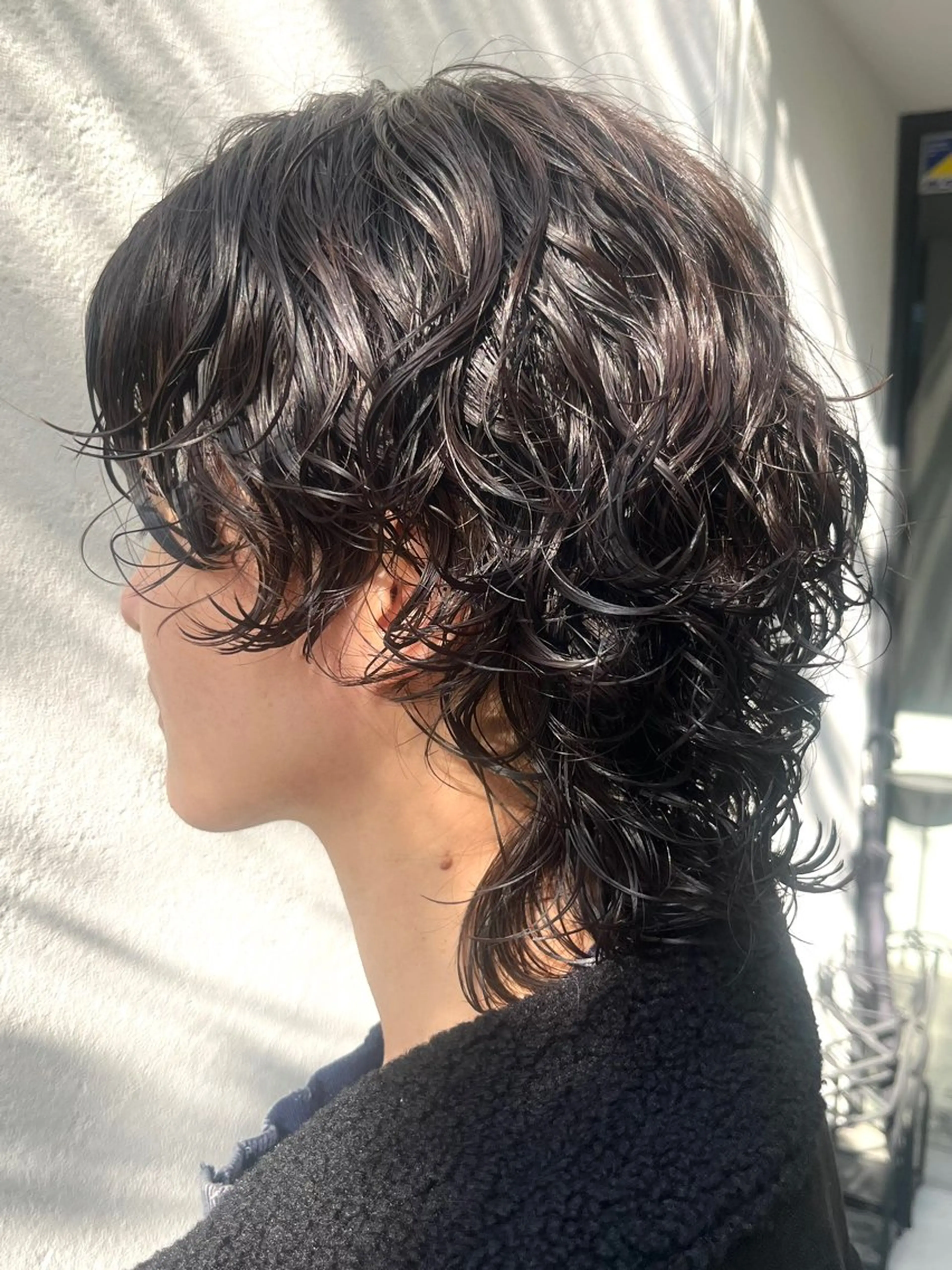 ミディアム パーマ カット パーマ パーマ/縮毛矯正 揚村武斗のヘアスタイル