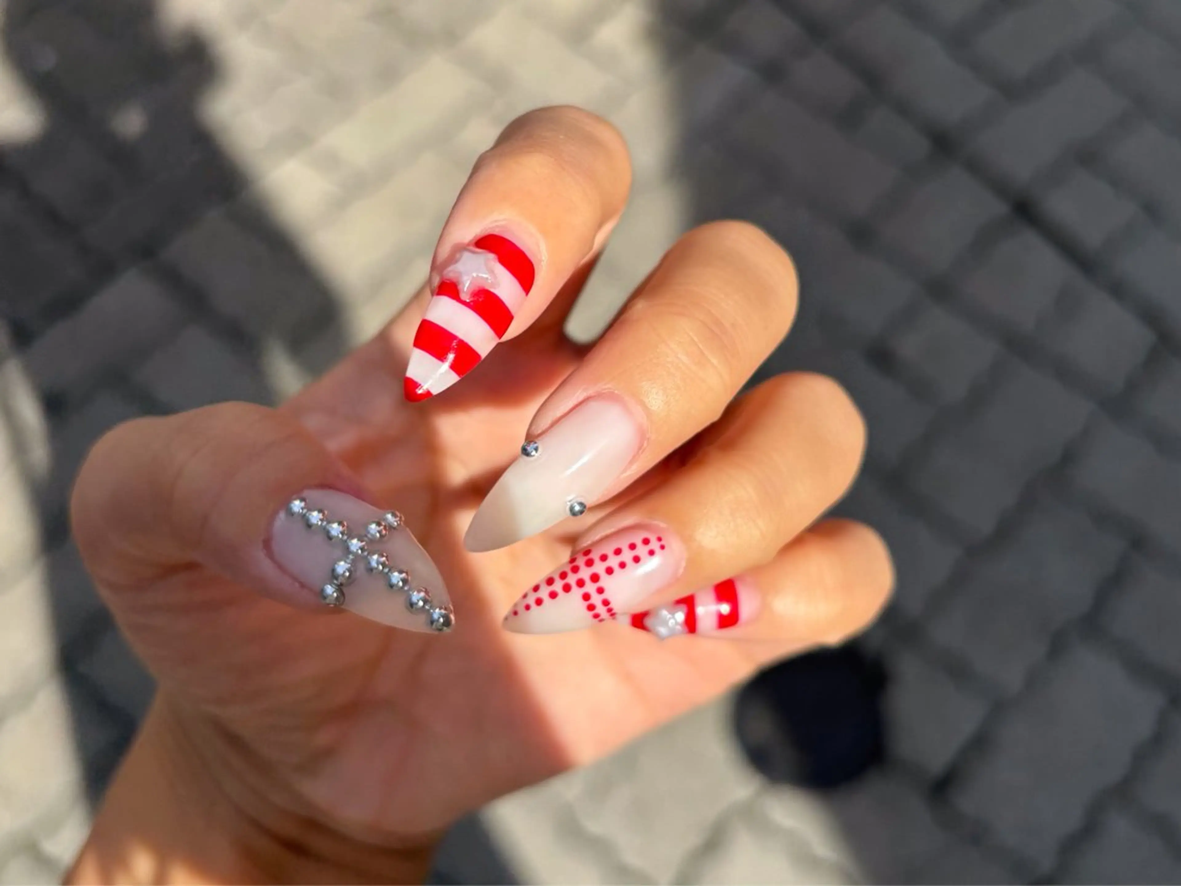 ネイル ボーダー HOHOKO NAIL所属・H HOHOKOのネイルデザイン