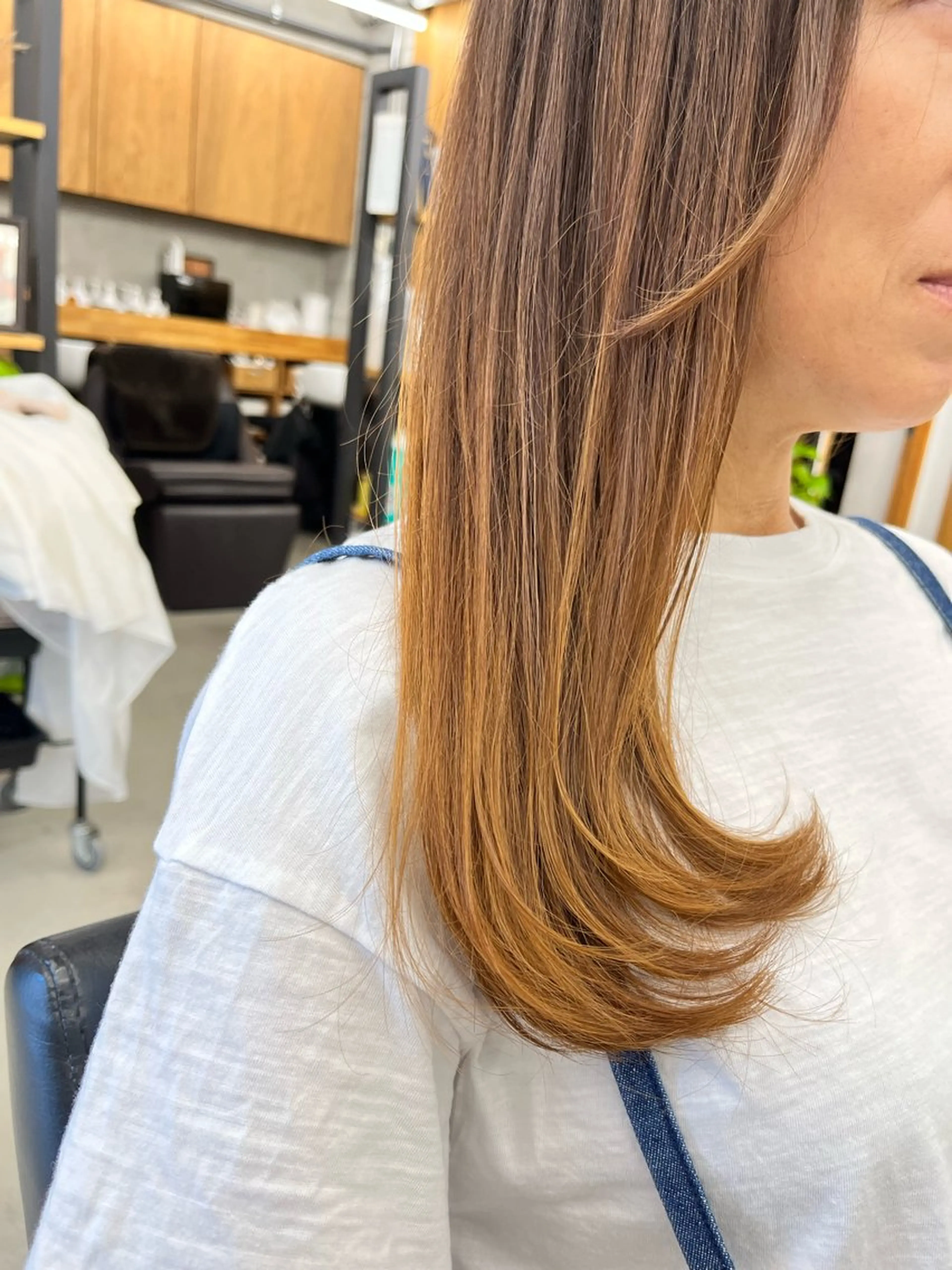 ロング レイヤーカット ロング 鈴村祐也/ショート /縮毛矯正のヘアスタイル