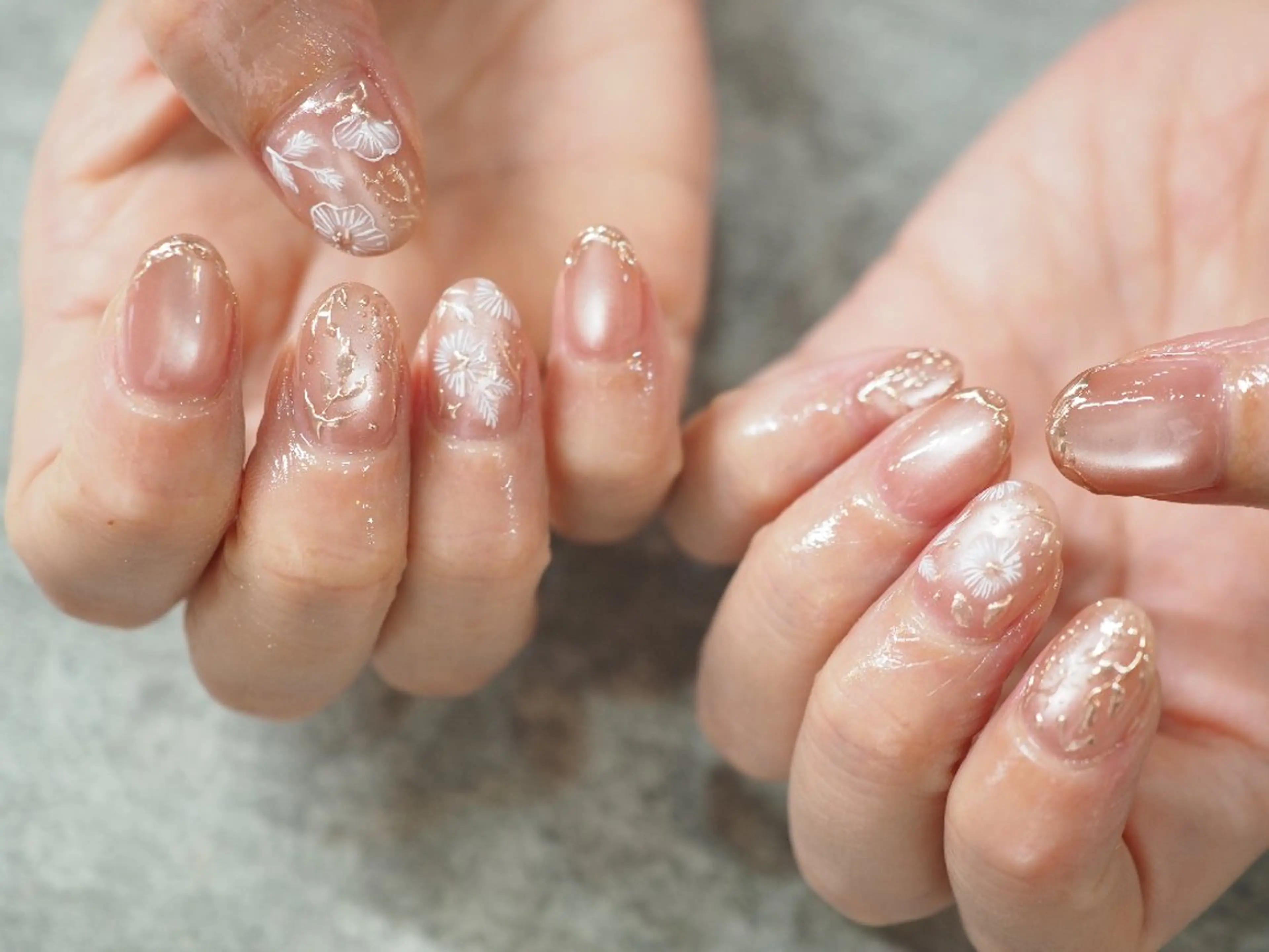 ネイル ハンドネイル glaNje 福光のネイルデザイン