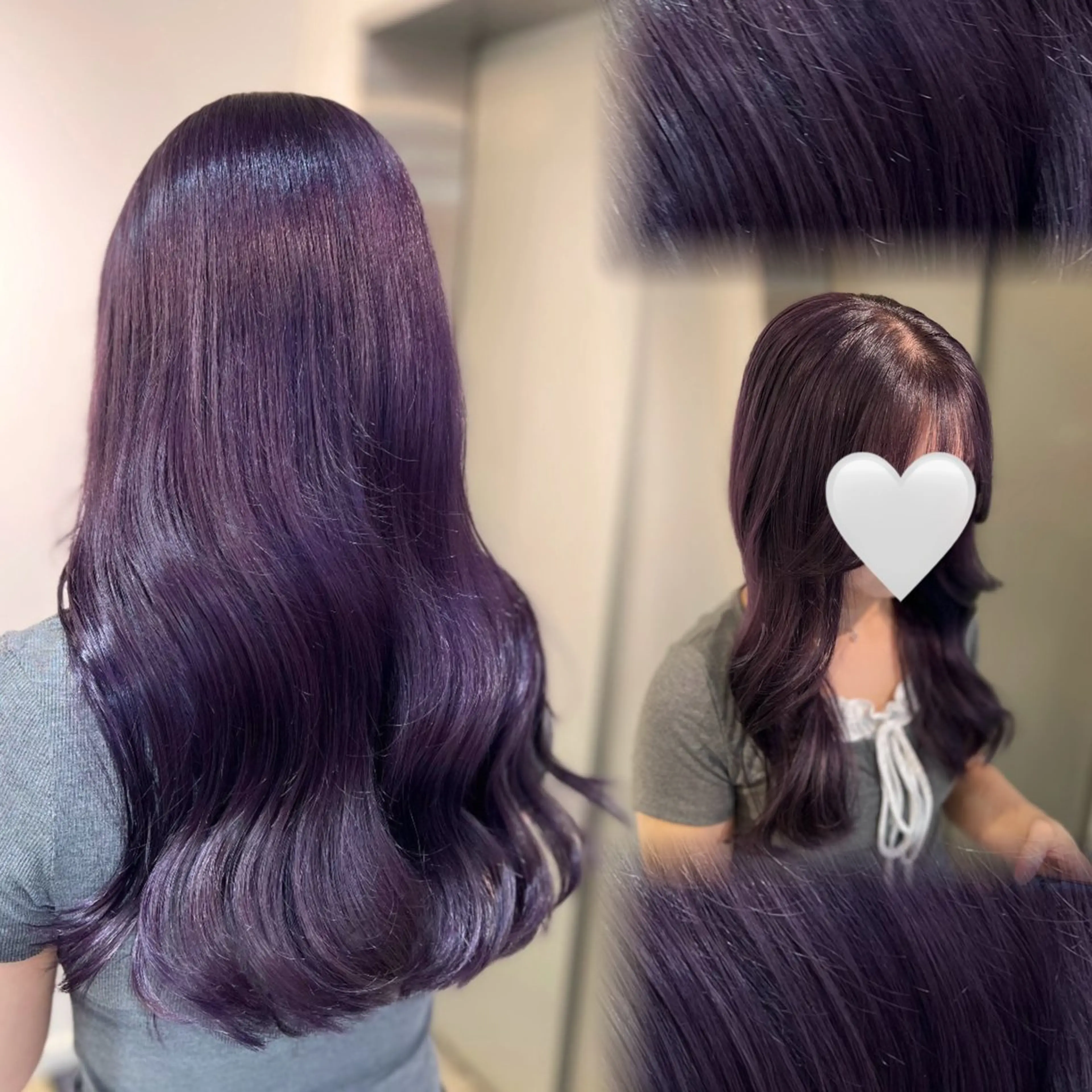 【🌷2回目以降のお客様🌷】カット➕ケアブリーチダブルカラー➕トリートメントの写真