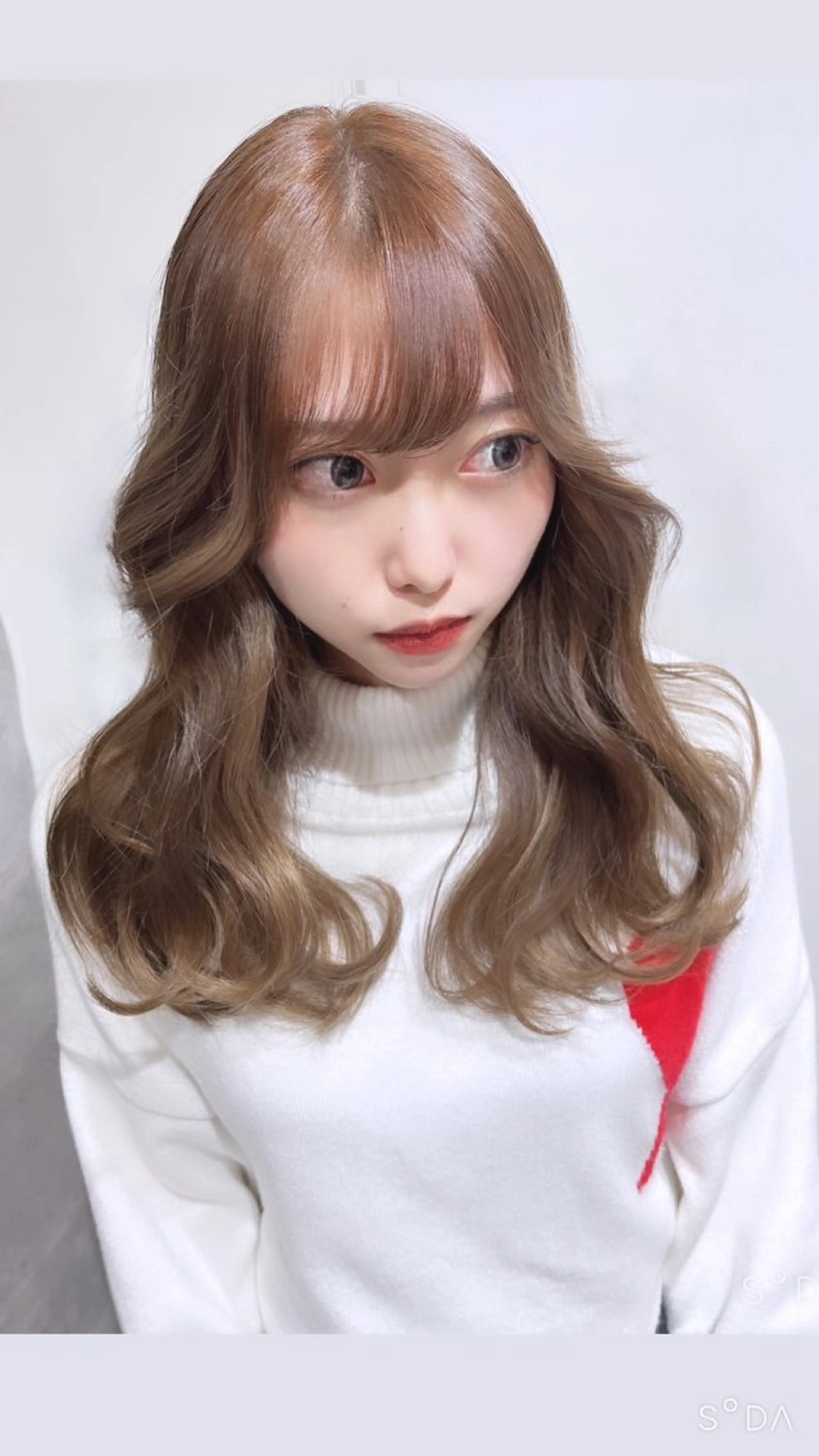 ロング カラー ダブルカラー 新宿のヘアスタイル