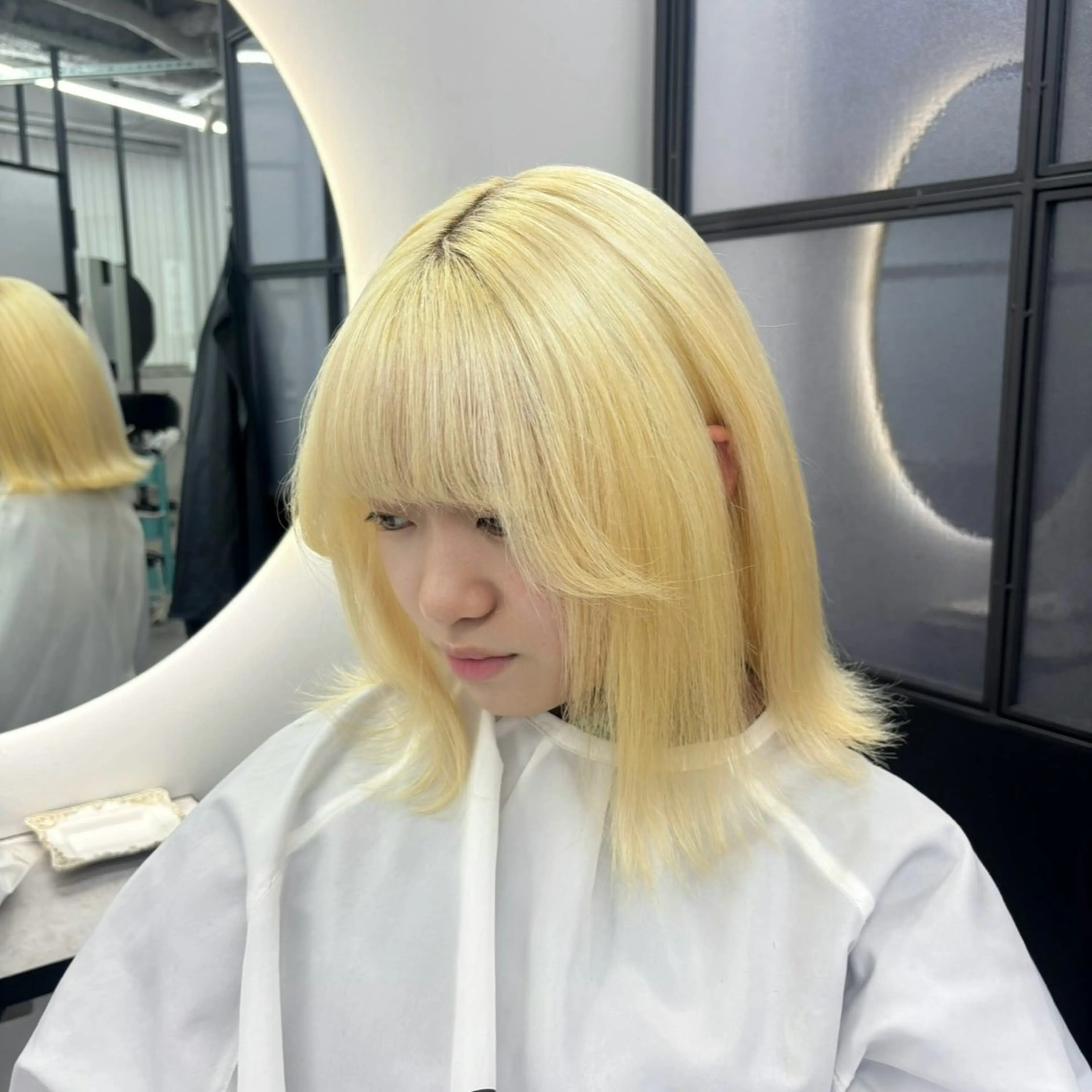 ミディアム カラー ヘアカラー Ren. 🦋デザインカラーのヘアスタイル