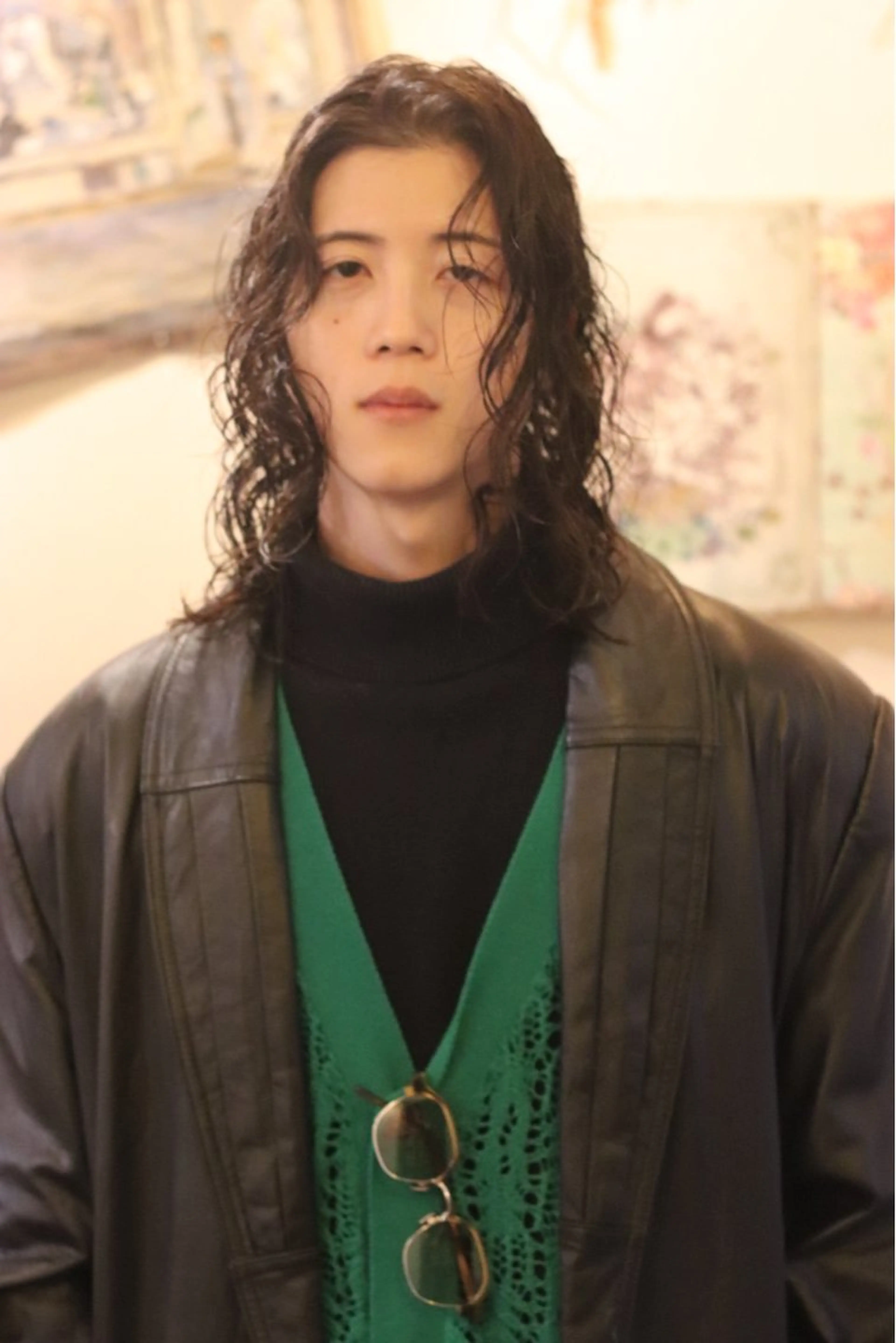 ミディアム パーマ メンズ Joh/メンズカット /レイヤー/ブリーチのヘアスタイル