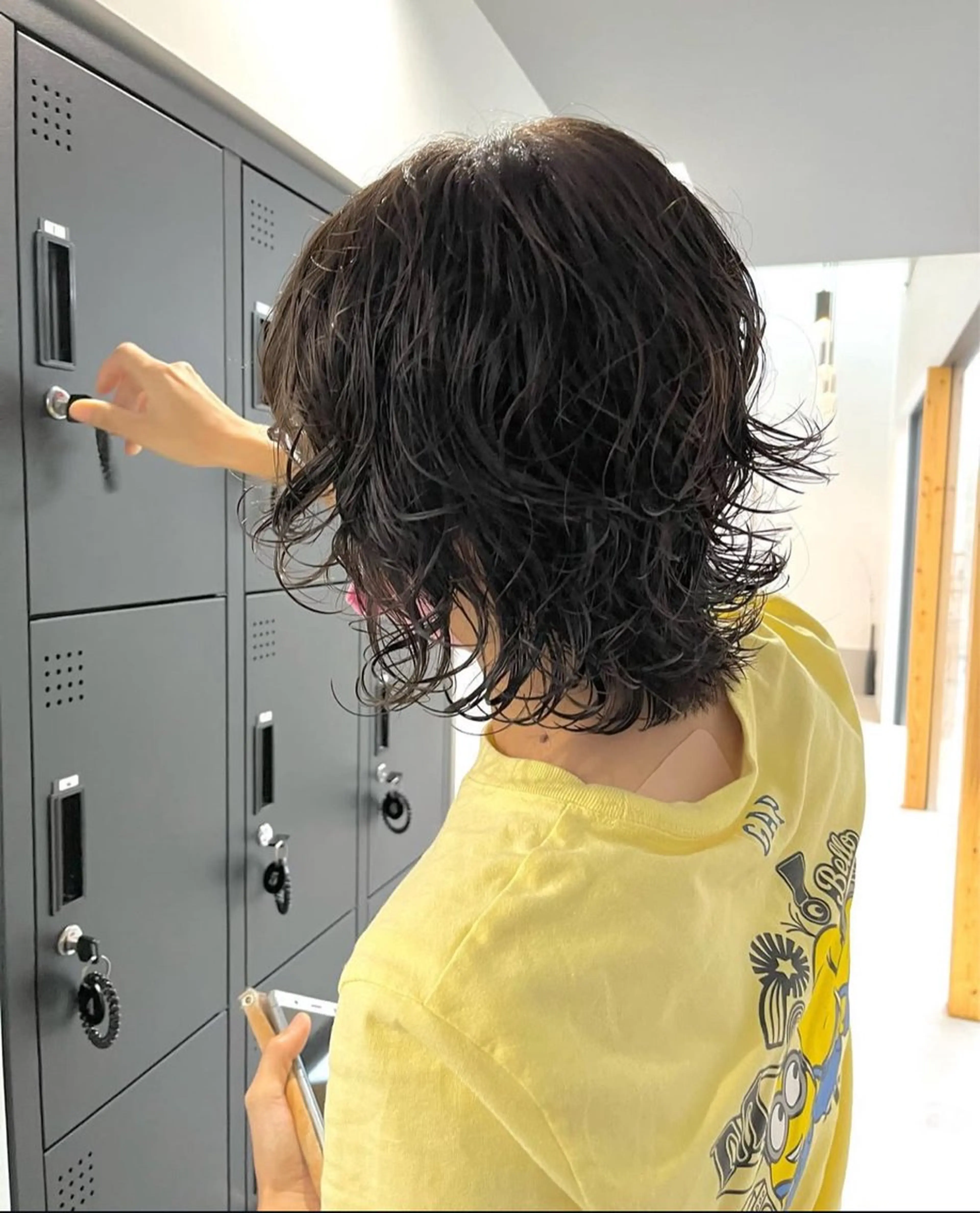 ミディアム パーマ ミディアムパーマ ウルフカット カット パーマ トリートメント Valeria所属・湯川 未咲希のヘアスタイル