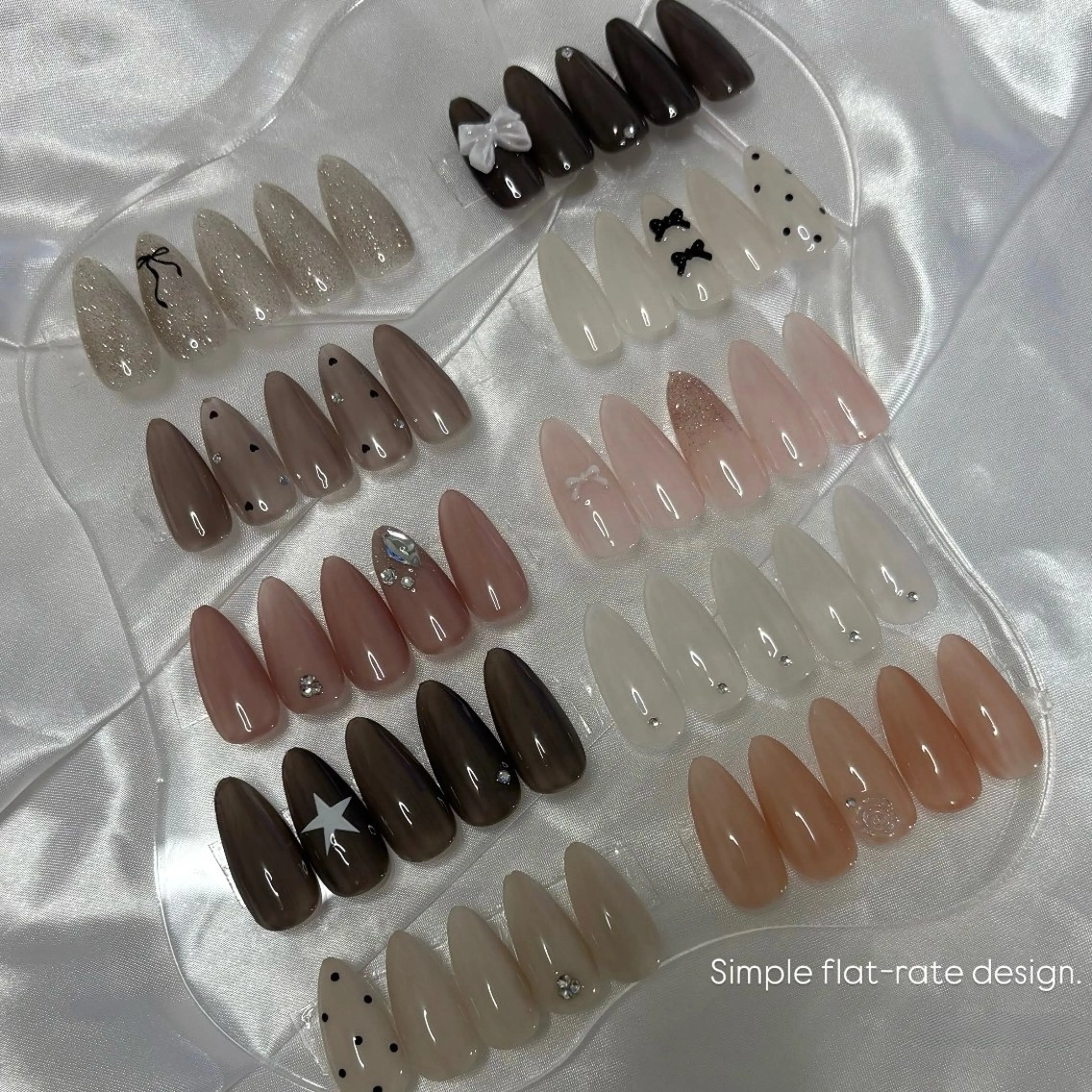 【オフ無料】シンプル定額デザイン※10種類のサンプルから選べる定額メニュー˖ . ݁𝜗𝜚. ݁₊の写真