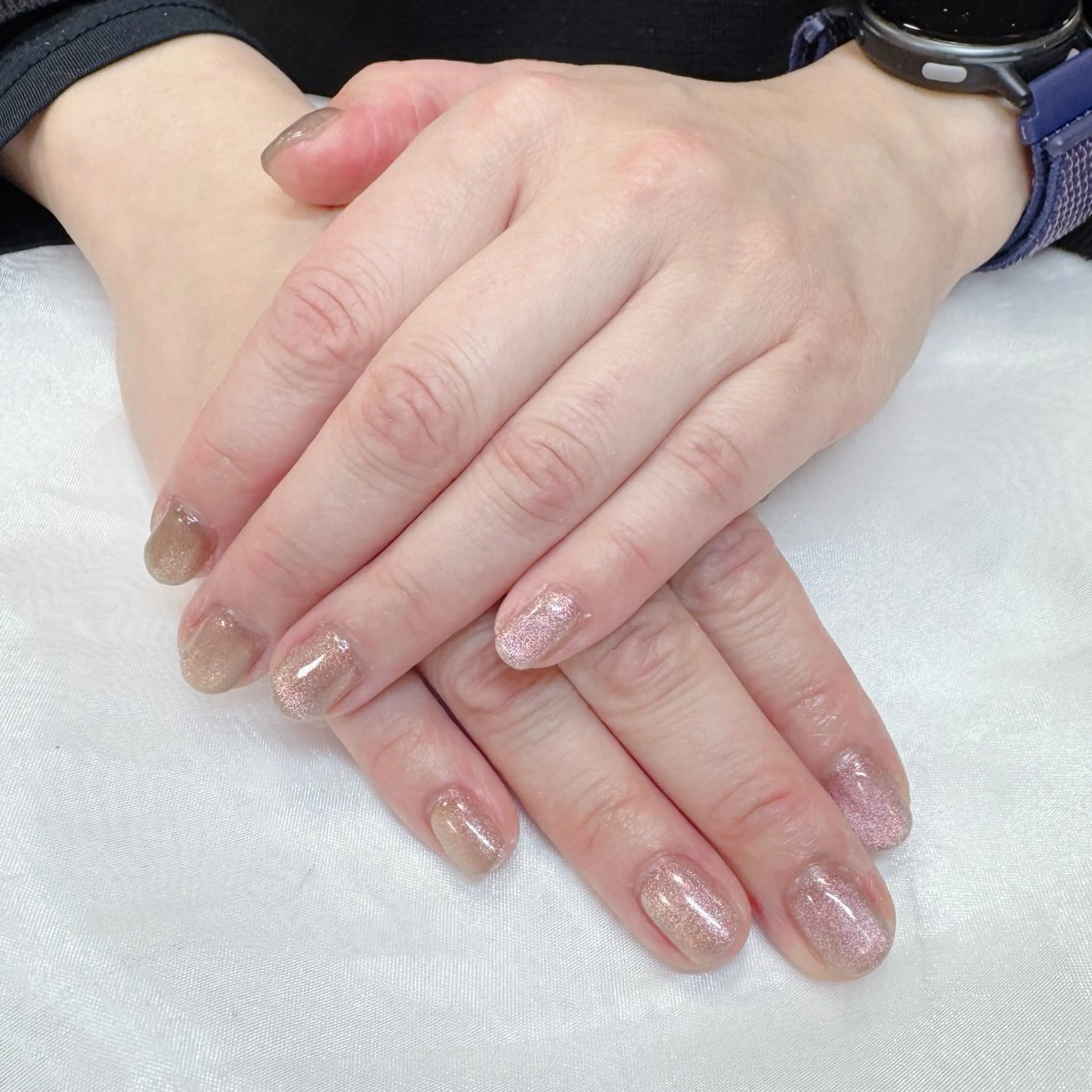 ネイル キラキラネイル マグネットネイル maruyasu. yのネイルデザイン