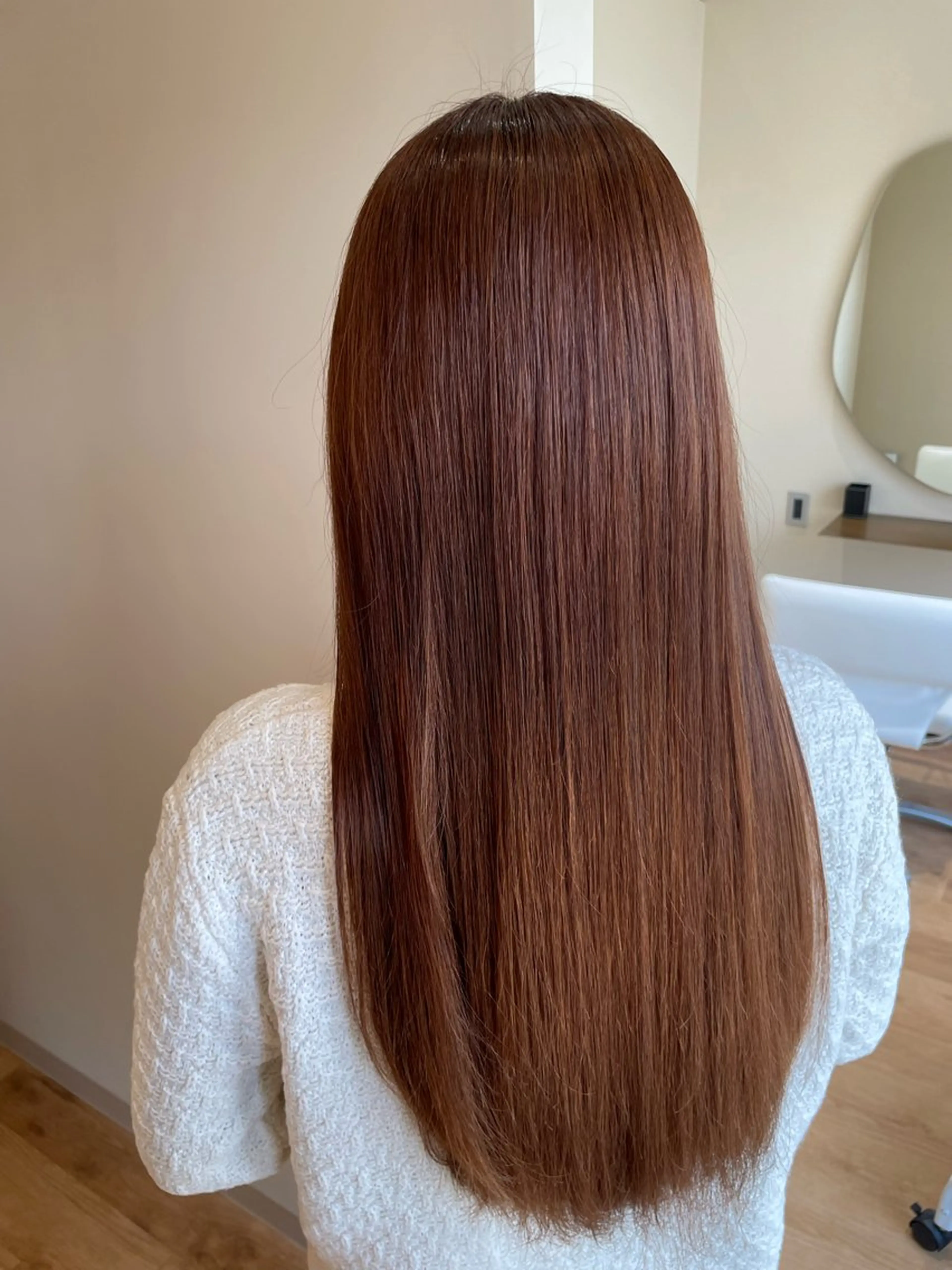 カラー ブラウンカラー 黒島優香🦋 /縮毛矯正/髪質改善のヘアスタイル