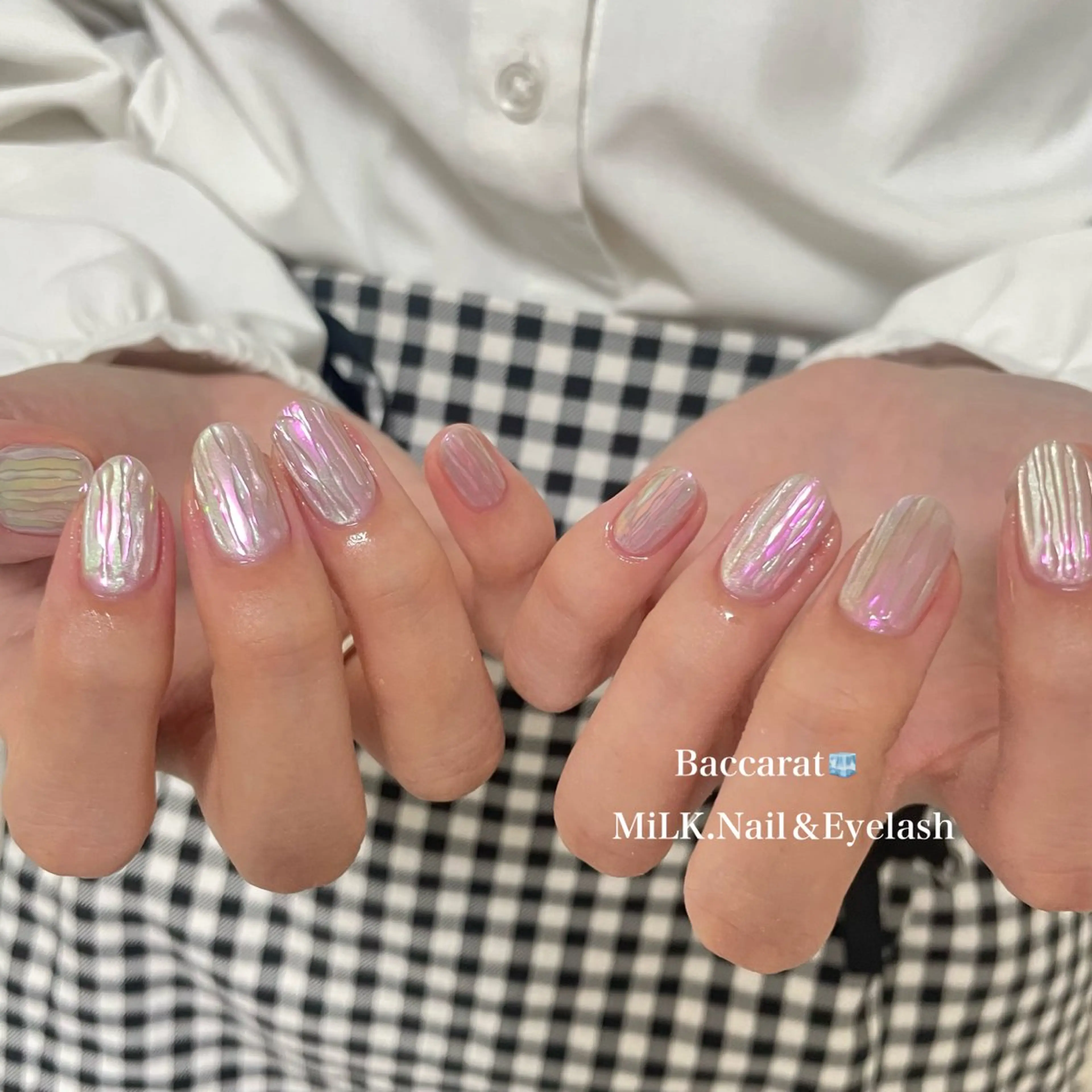 ネイル ハンドネイル MiLK.   Nail&Eyelash所属・MiLK. wakaのマツエク・マツパデザイン